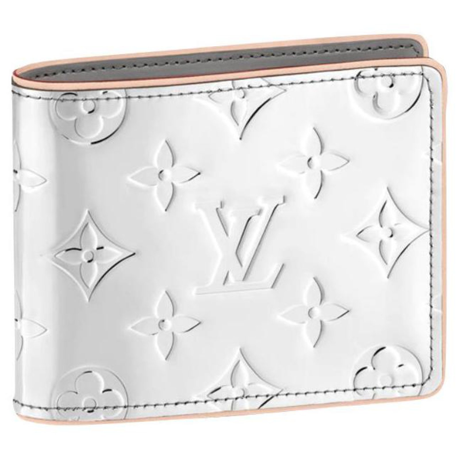 Louis Vuitton LV Slender wallet Grey Leather ref.244803 - Joli Closet