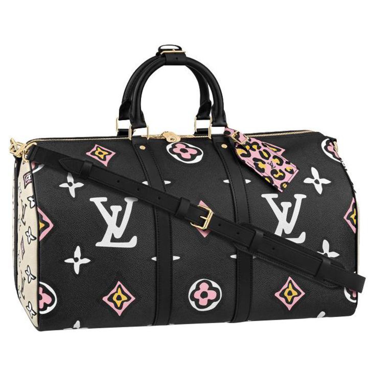 Louis Vuitton LV Keepall Wild at heart new Black ref.356753 - Joli