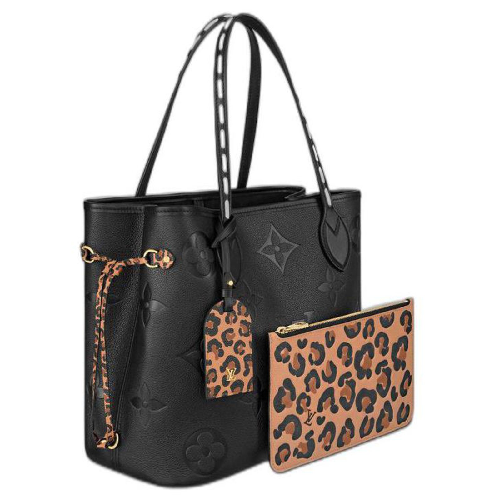 louis vuitton leopard neverfull