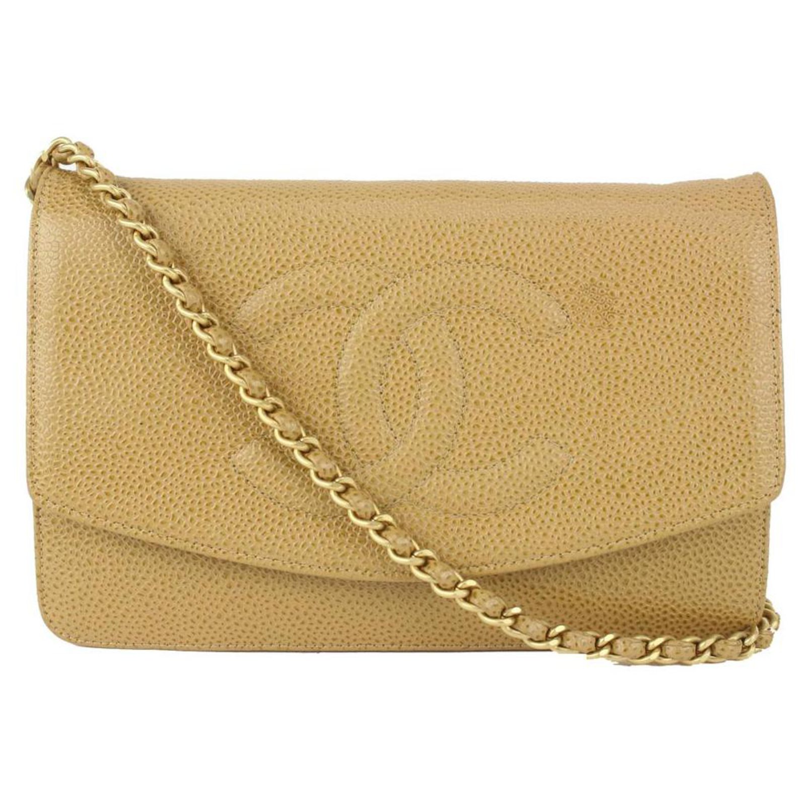 chanel black and gold purse chain
