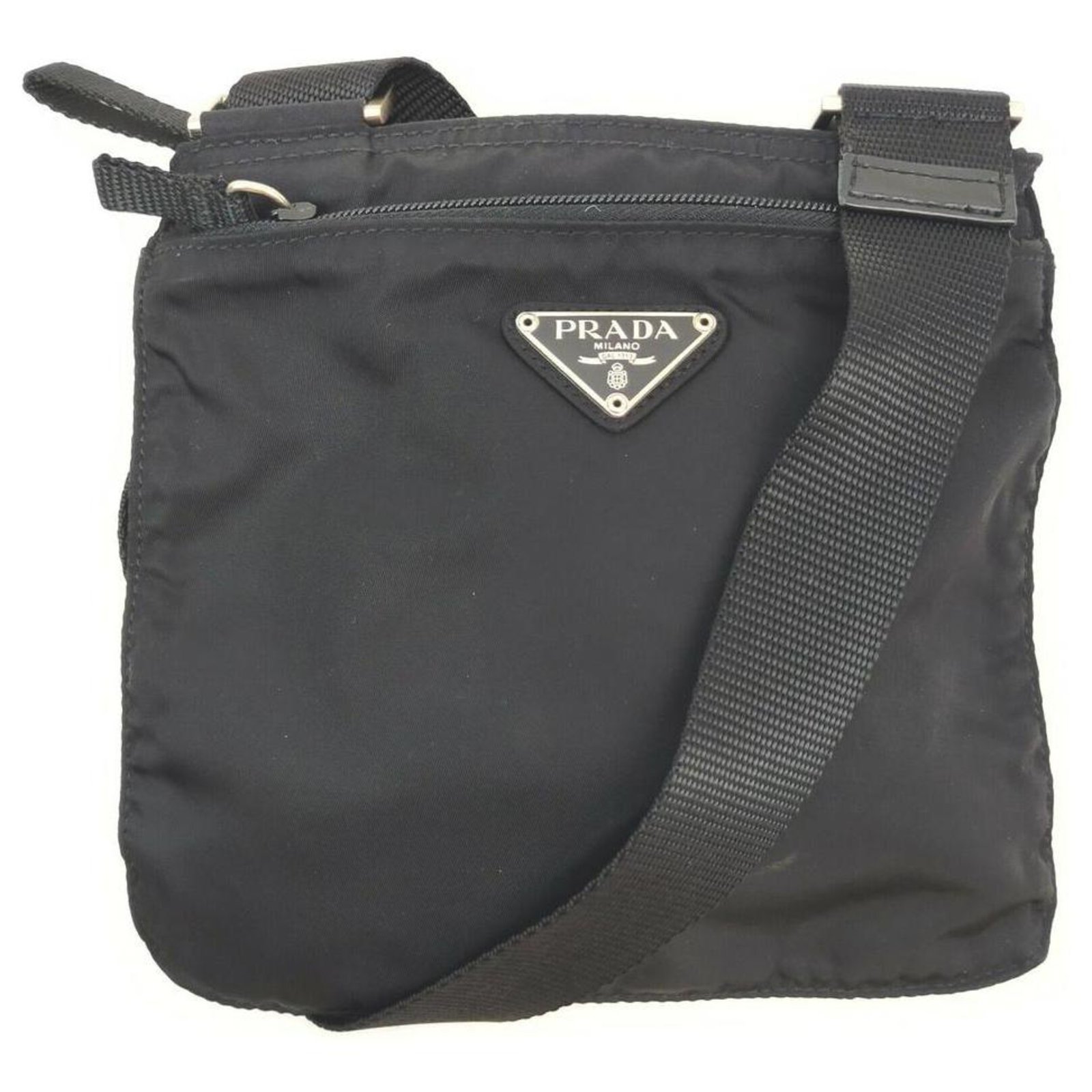 prada nylon crossbody messenger bag