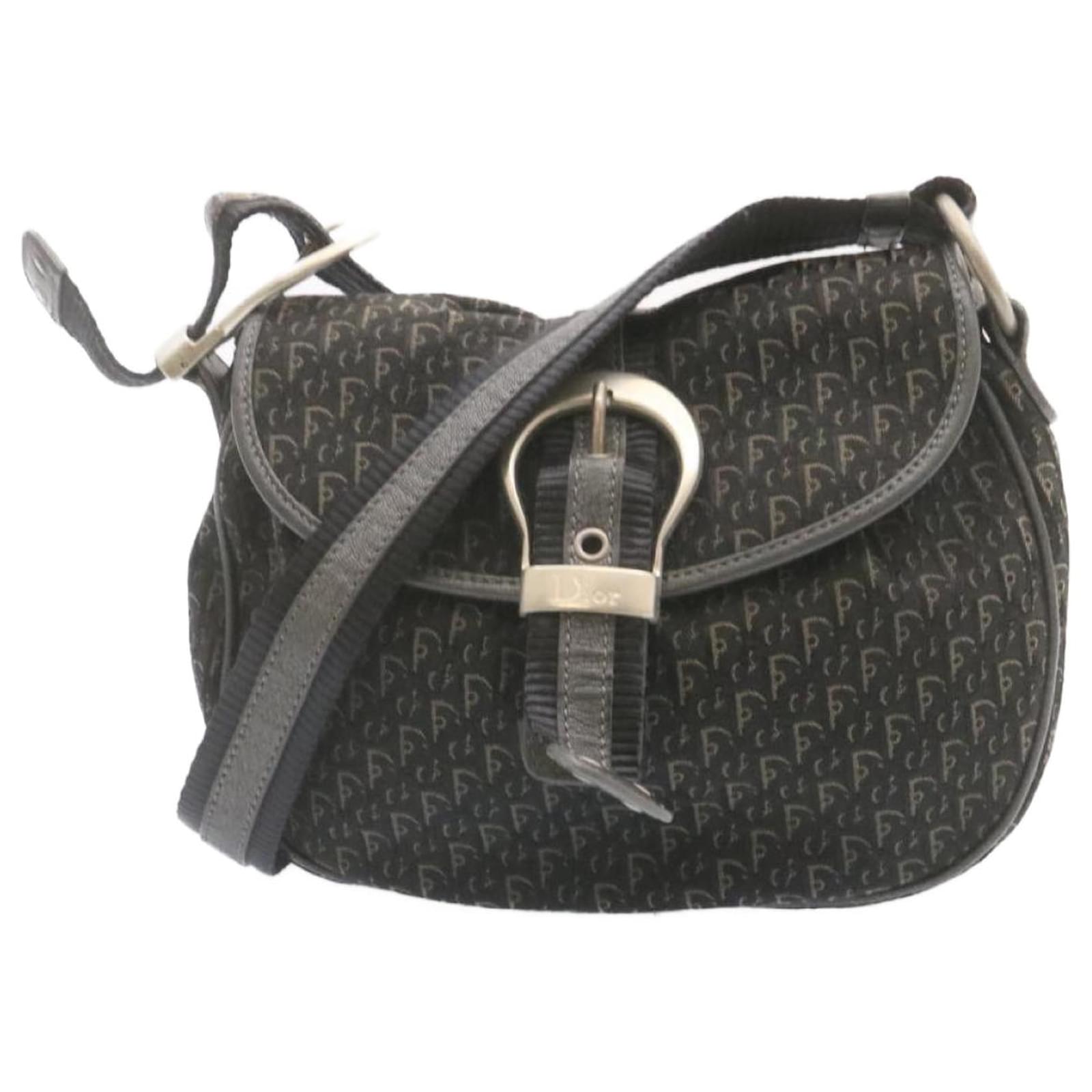 Borsa a tracolla Dior Nero Tela ref.331297 - Joli Closet