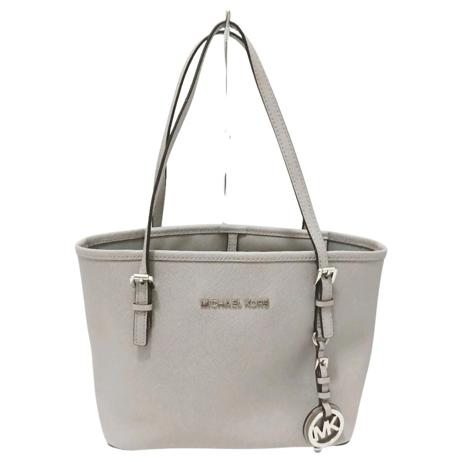 Michael kors light clearance grey handbag