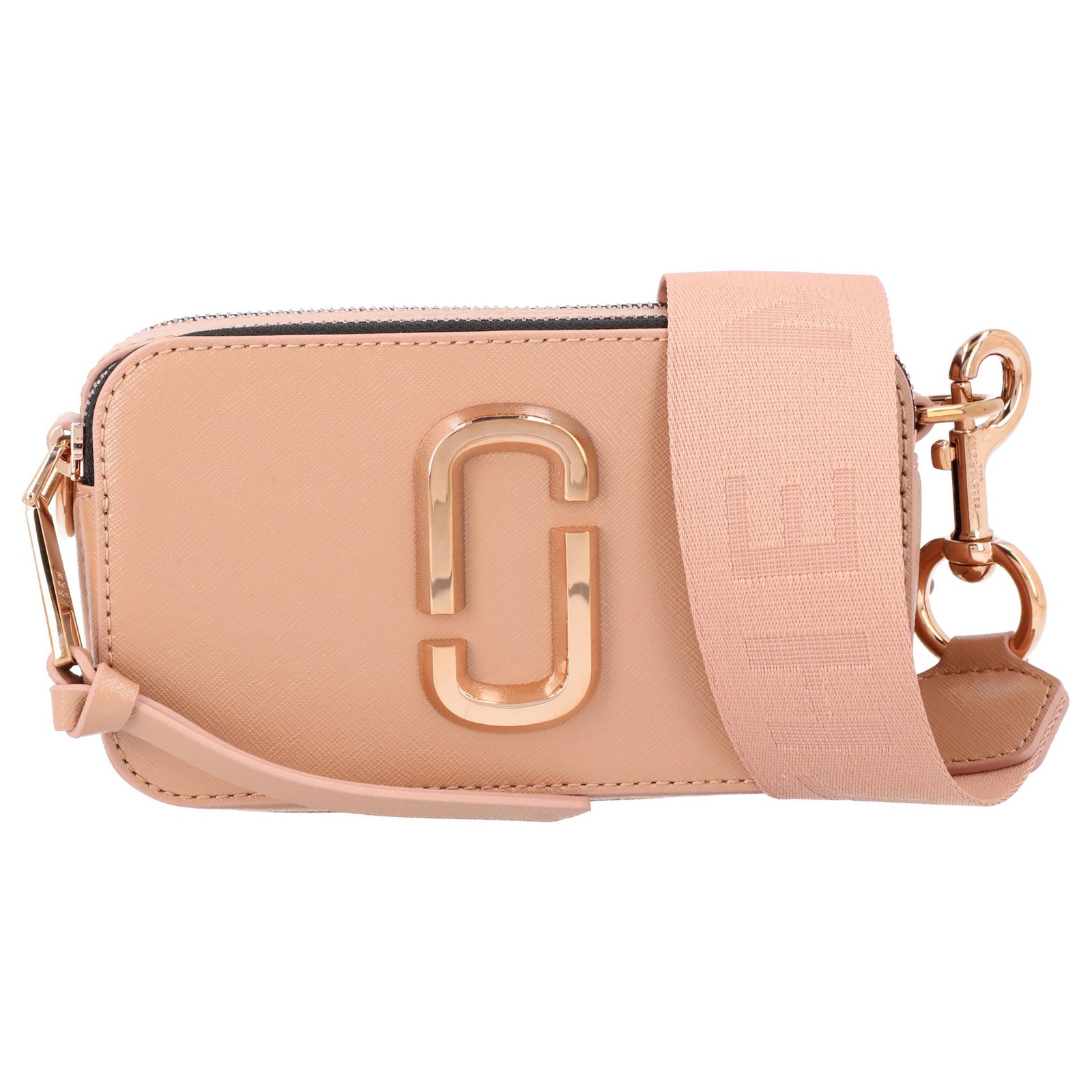 Snapshot leather crossbody bag Marc Jacobs Pink in Leather - 31066915