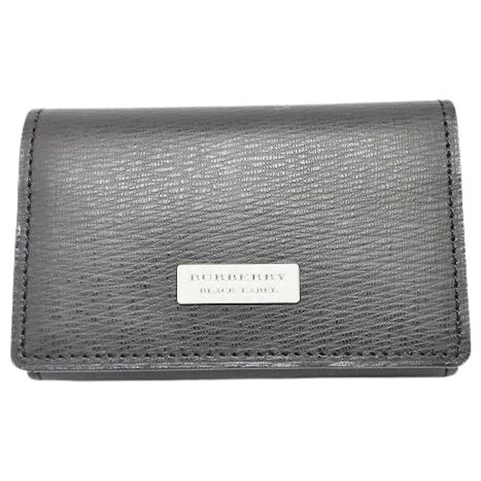 burberry wallet Black Leather Joli Closet