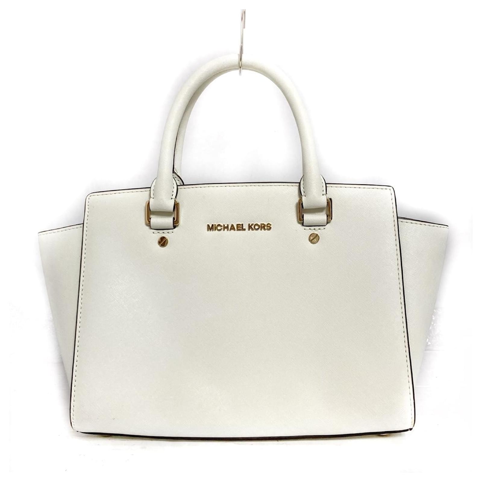 Bolso Michael Kors Blanco Cuero ref.332740 - Joli Closet