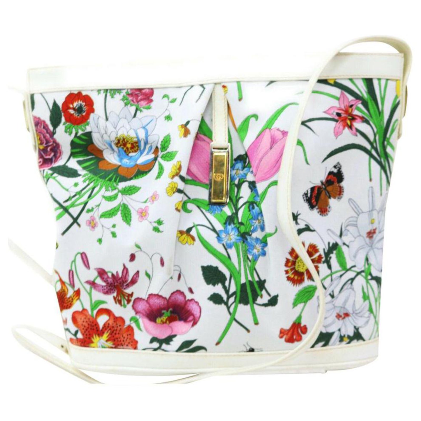 gucci bolsa flower print