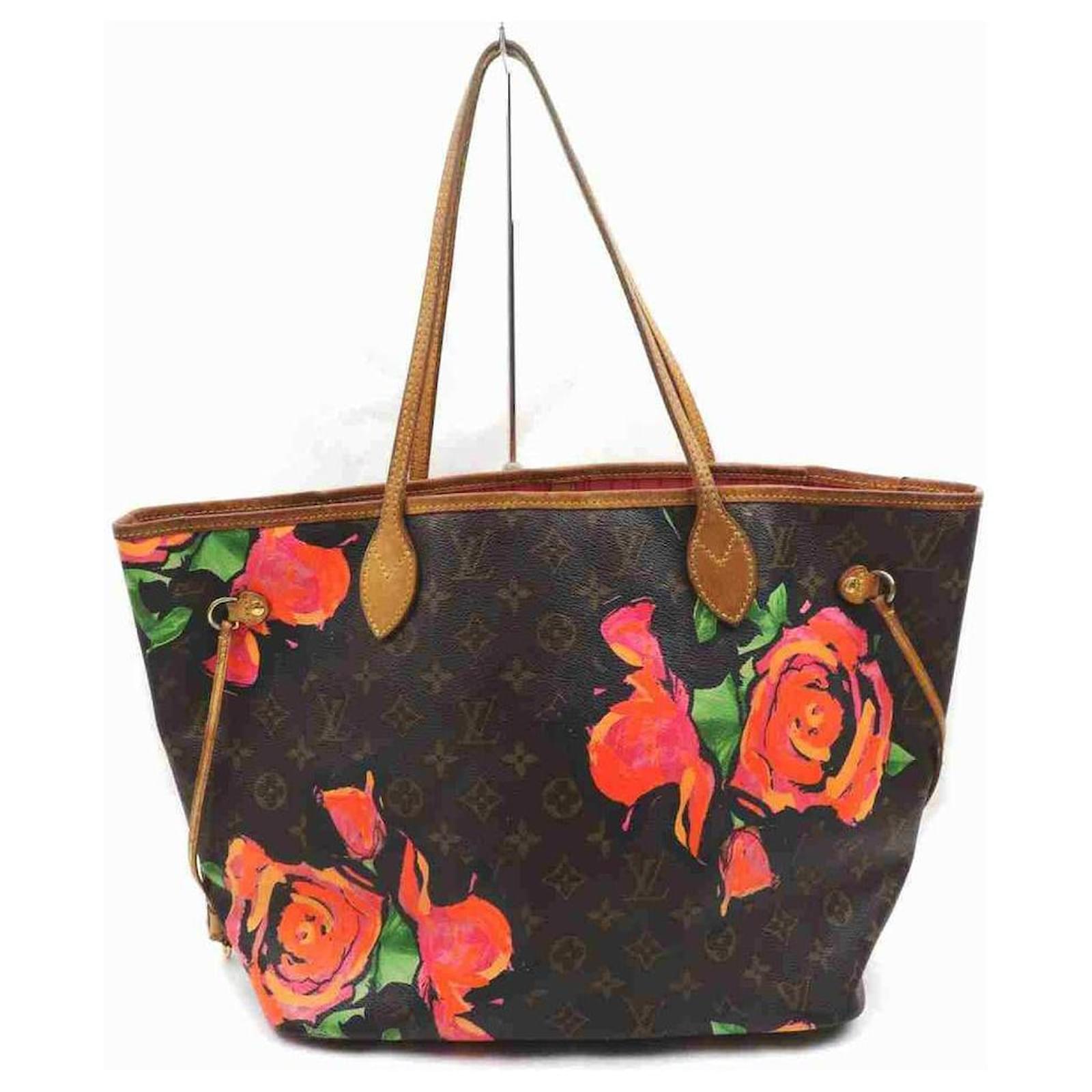 Louis Vuitton Stephen Sprouse Roses Neverfull MM with Graffiti