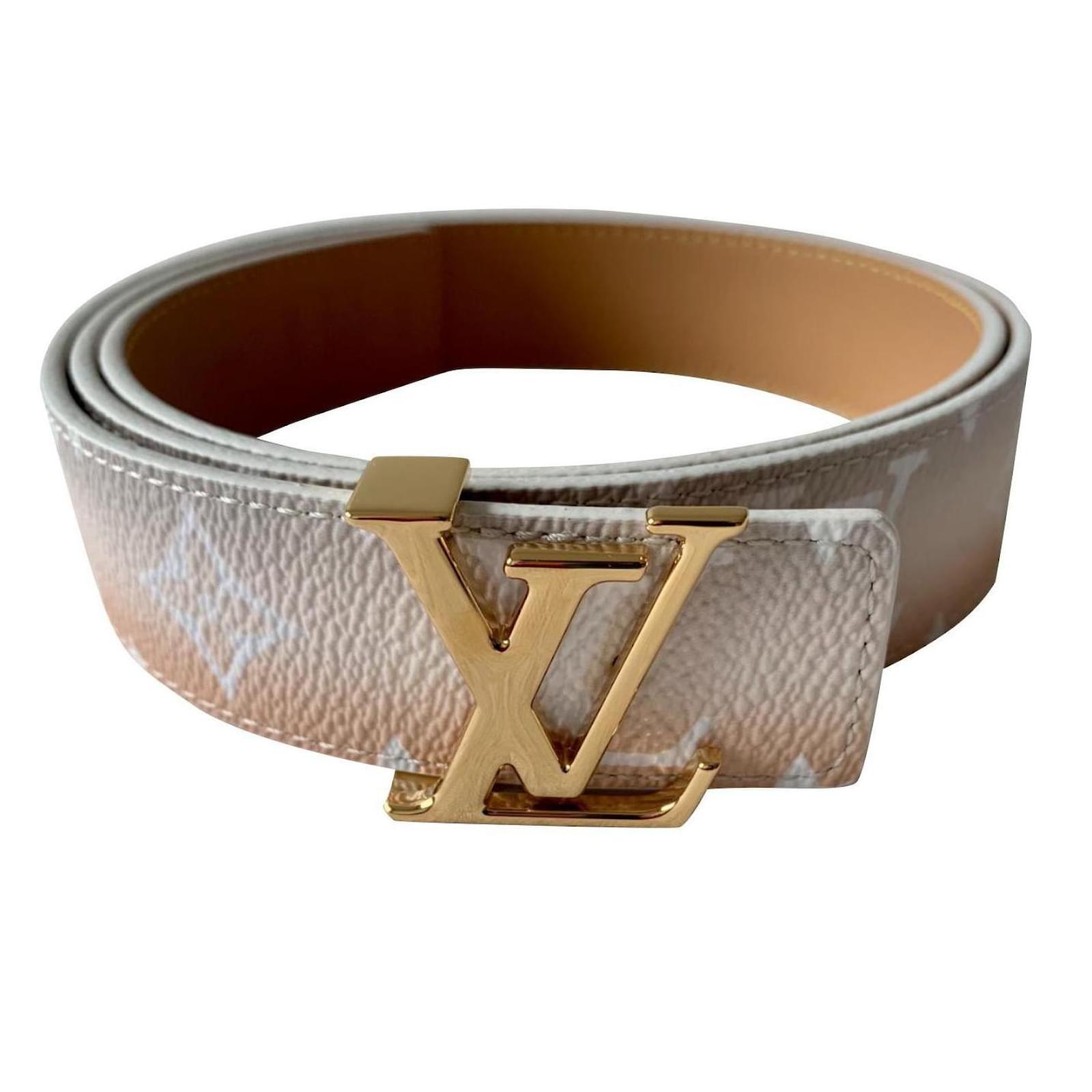 Louis Vuitton Belts Pink Leather ref.333522 - Joli Closet