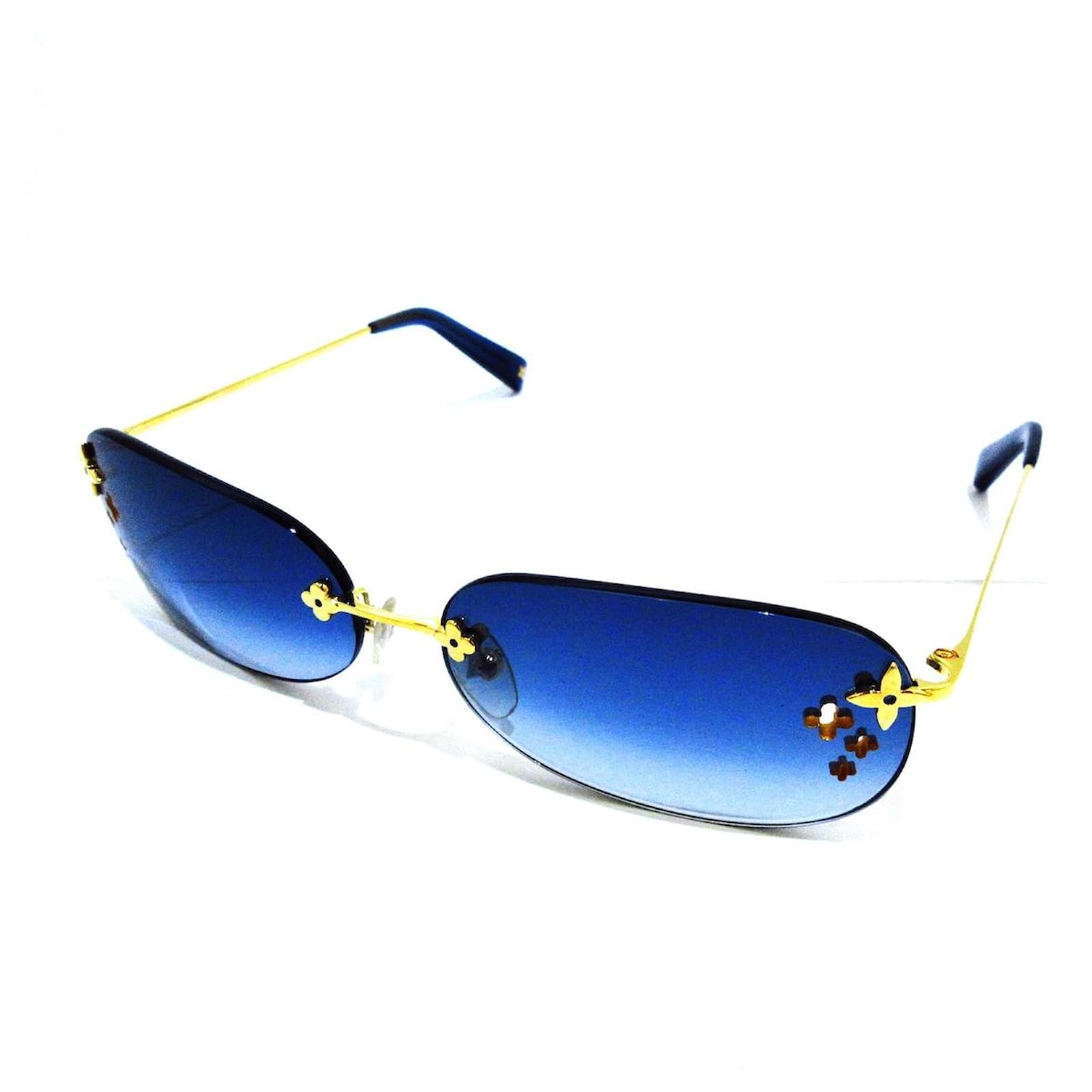 Louis Vuitton Blue Marble 11 Millionaire Sunglasses  Savonches