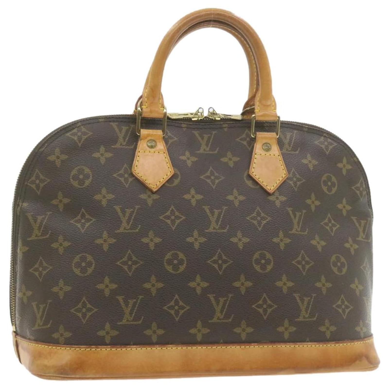 LOUIS VUITTON Handbag M51130 Alma PM vintage Monogram canvas Brown