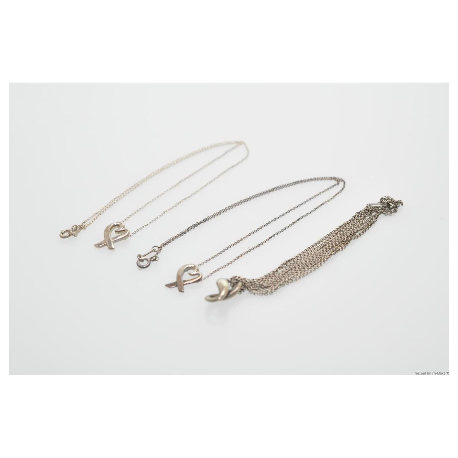 Tiffany \u0026 Co necklace 3Set Silver Ag925 