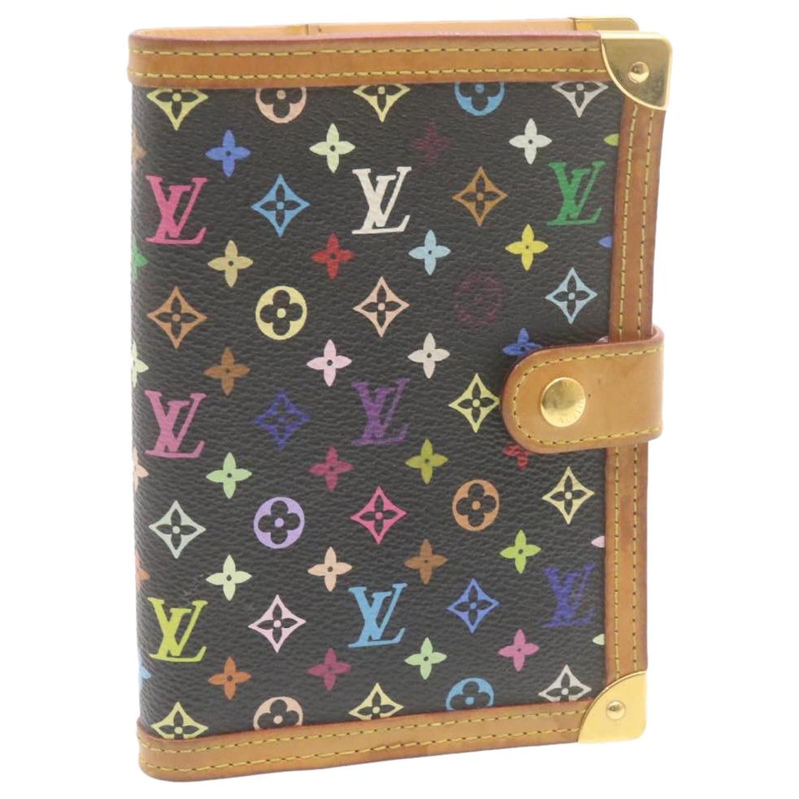 Louis Vuitton Agenda PM Multicolor Planner Cover Black