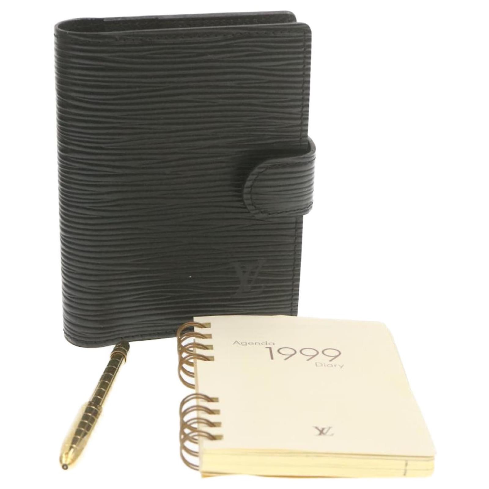 LOUIS VUITTON Epi Agenda Mini Notebook Cover Black R20072 LV Auth 20159  Cloth ref.334858 - Joli Closet