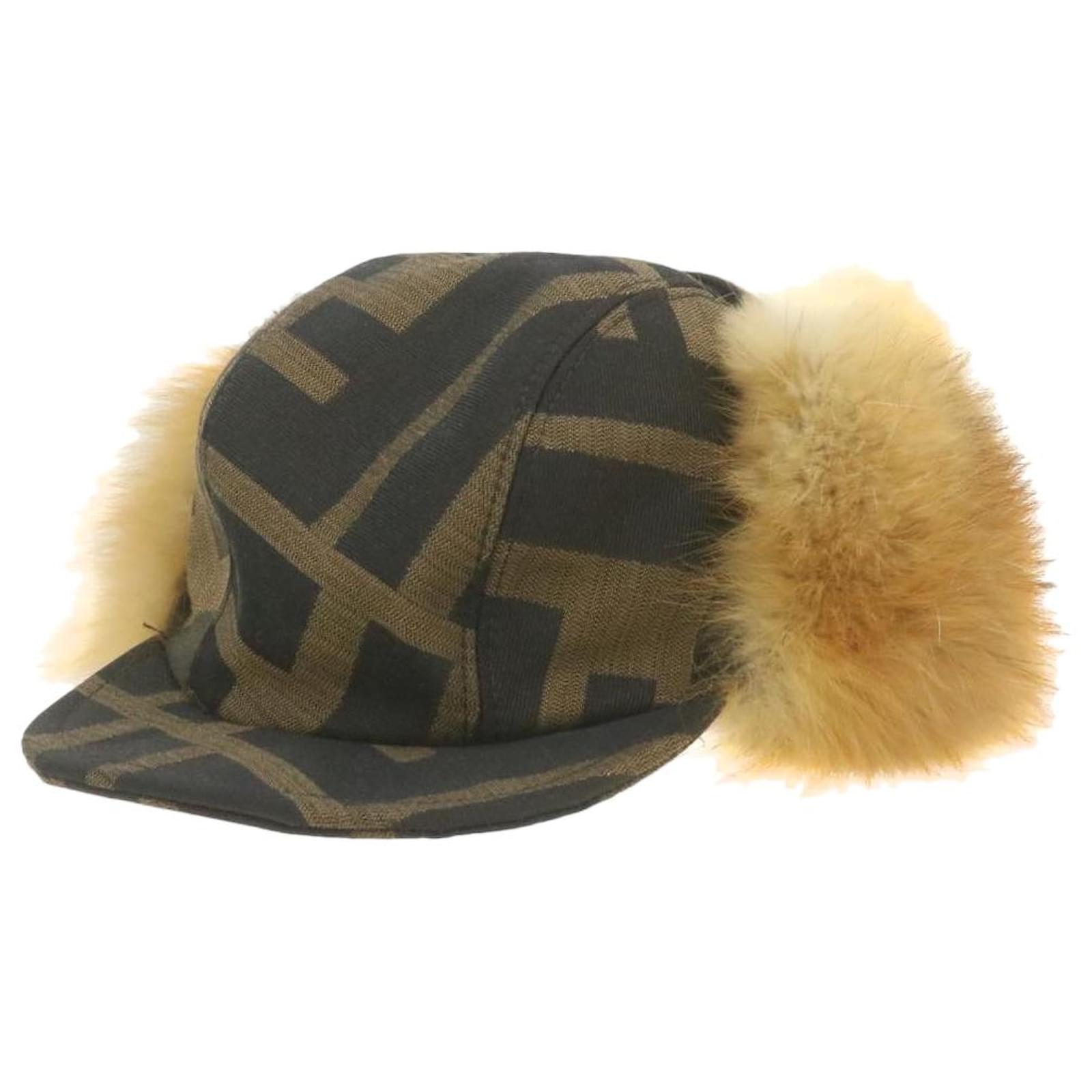 fendi fuzzy hat