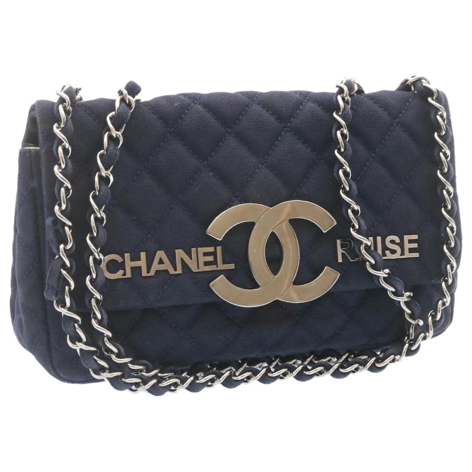 Borse Chanel in Tela Blu - 21492442