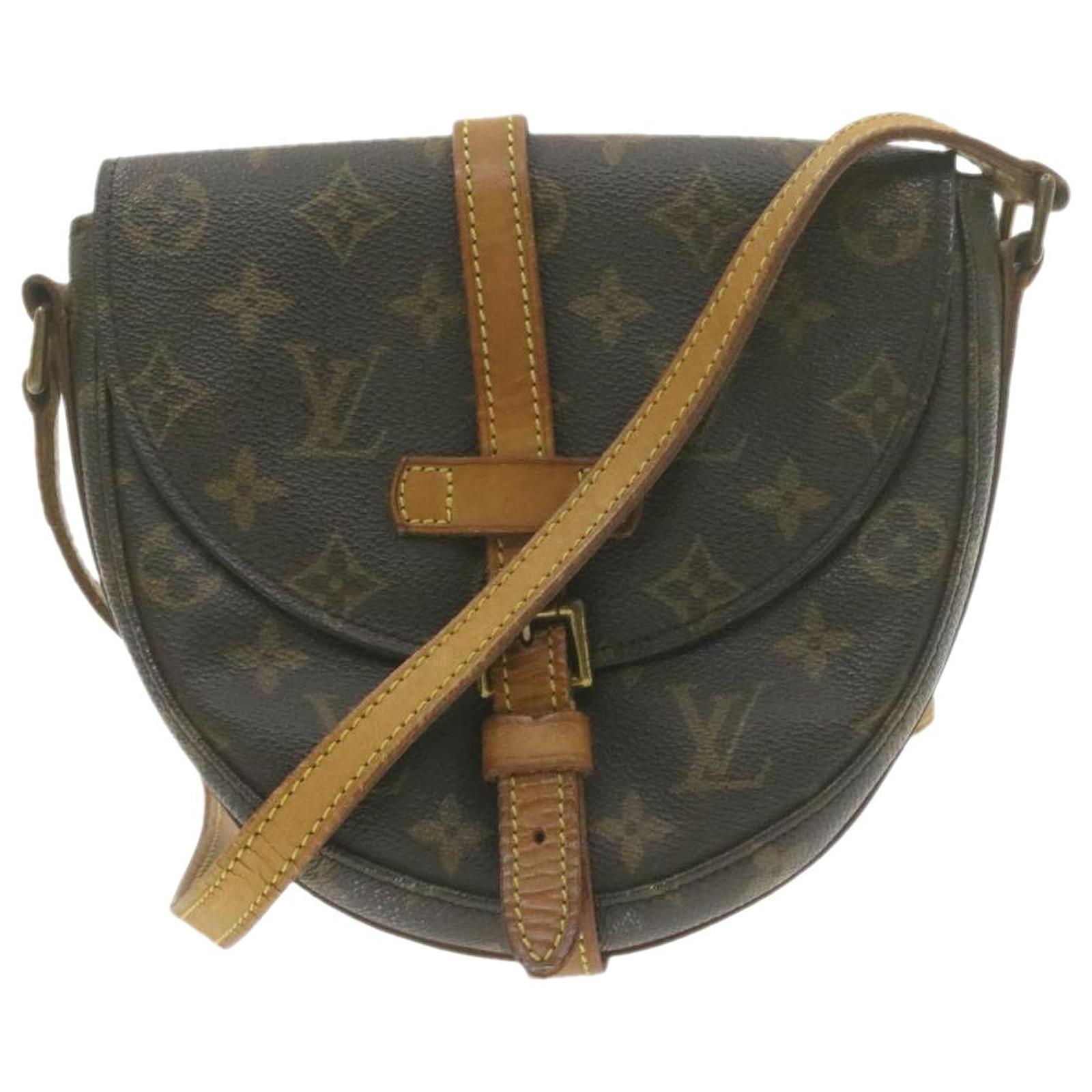 Auth Louis Vuitton Monogram Chantilly PM Shoulder Cross Bag M51234