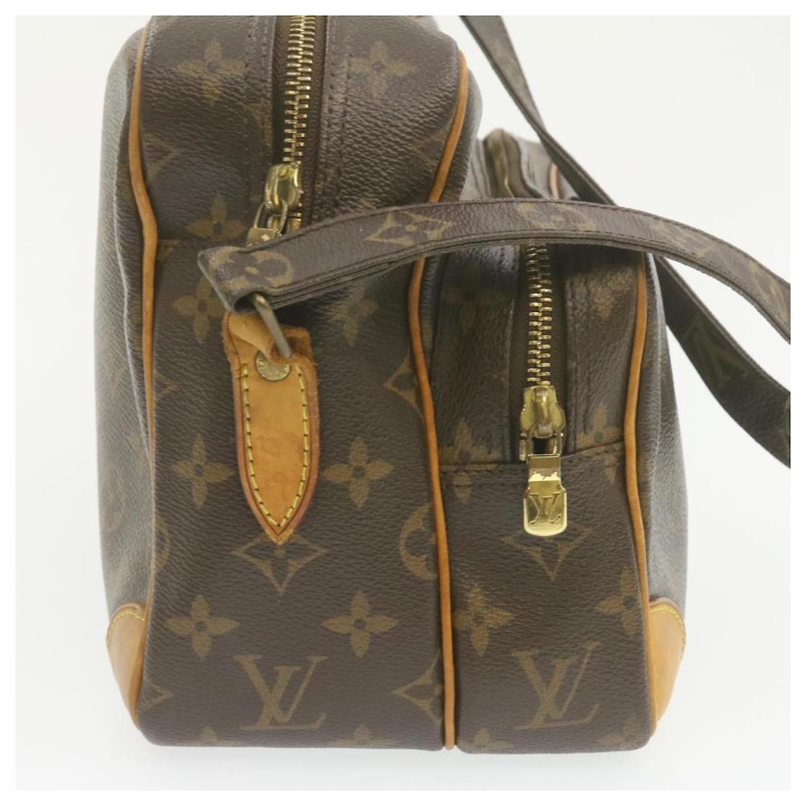 Louis Vuitton Brown Monogram Nile Crossbody Bag with material