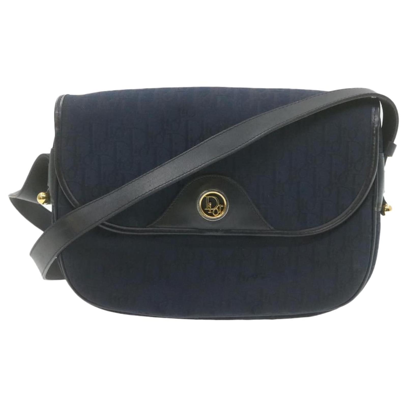 Dior Trotter Shoulder Bag Blue Cloth ref.148752 - Joli Closet