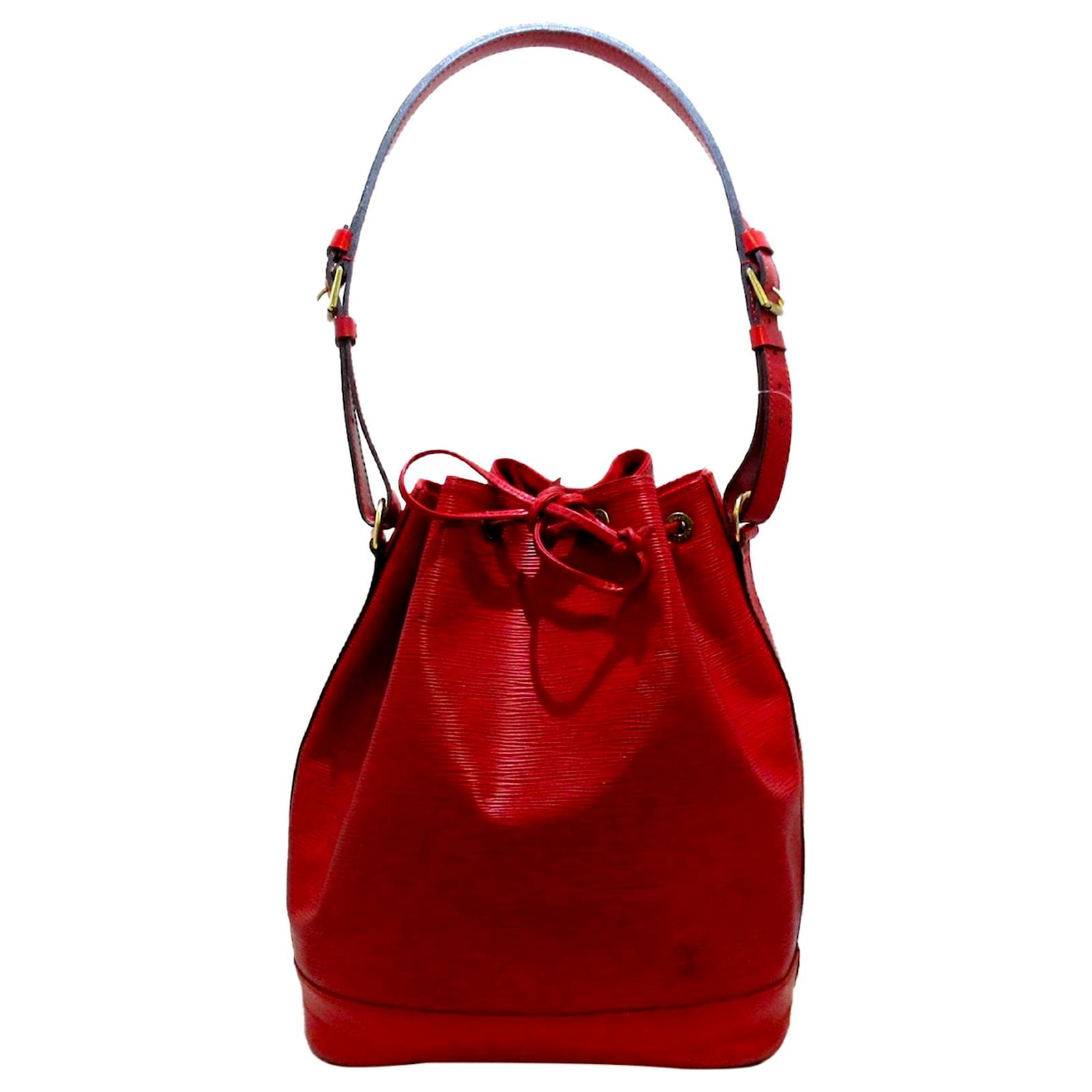 Louis Vuitton Red Epi Noe Leather ref.337091 - Joli Closet