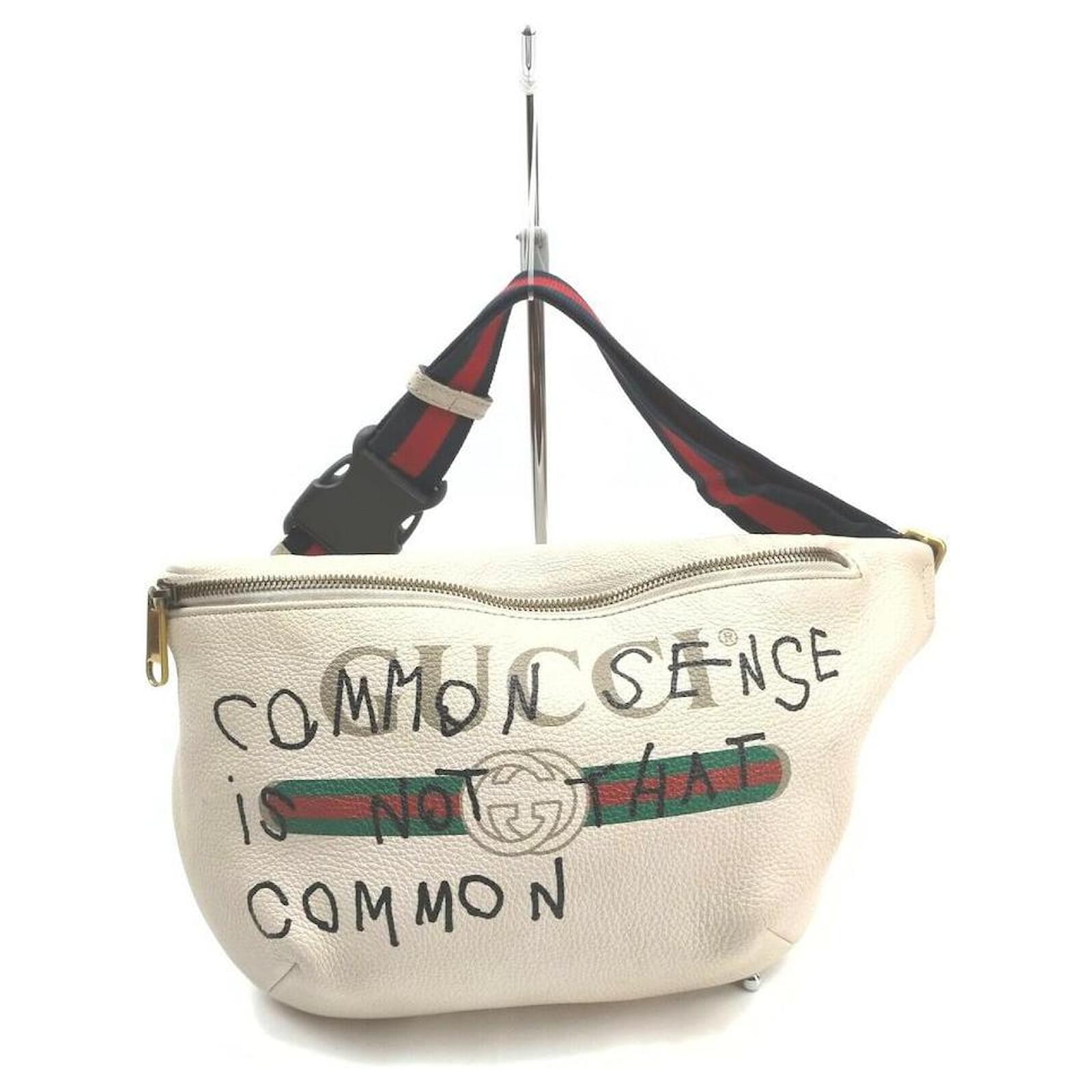 gucci common sense is not that common bolsa