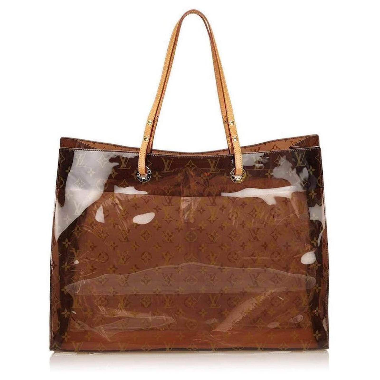 Louis Vuitton Clear Monogram Sac Cabas Cruise Ambre GM Tote Bag