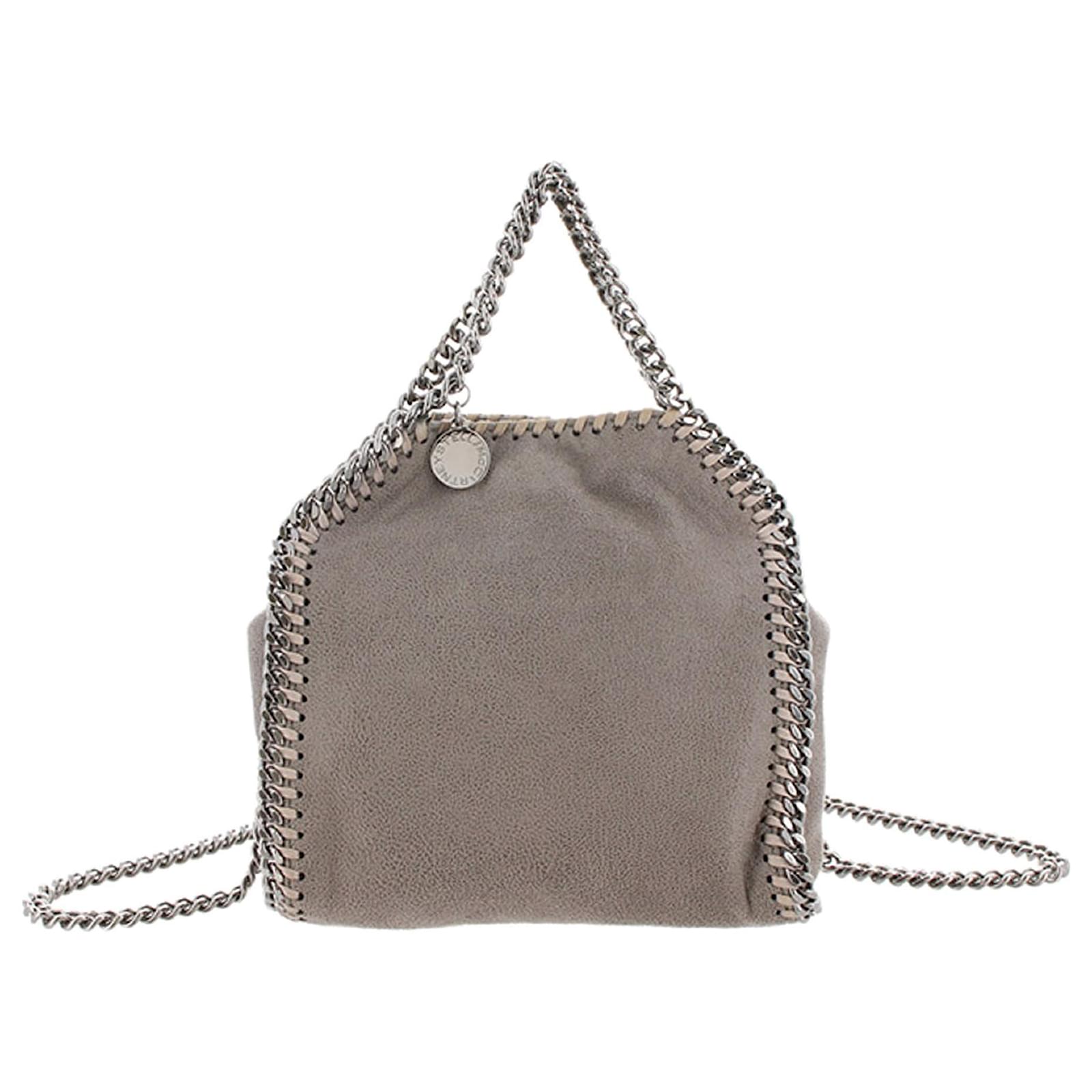 Stella Mc Cartney Stella McCartney Borsa Falabella Ripiegabile Grigia Grigio  Panno ref.339522 - Joli Closet