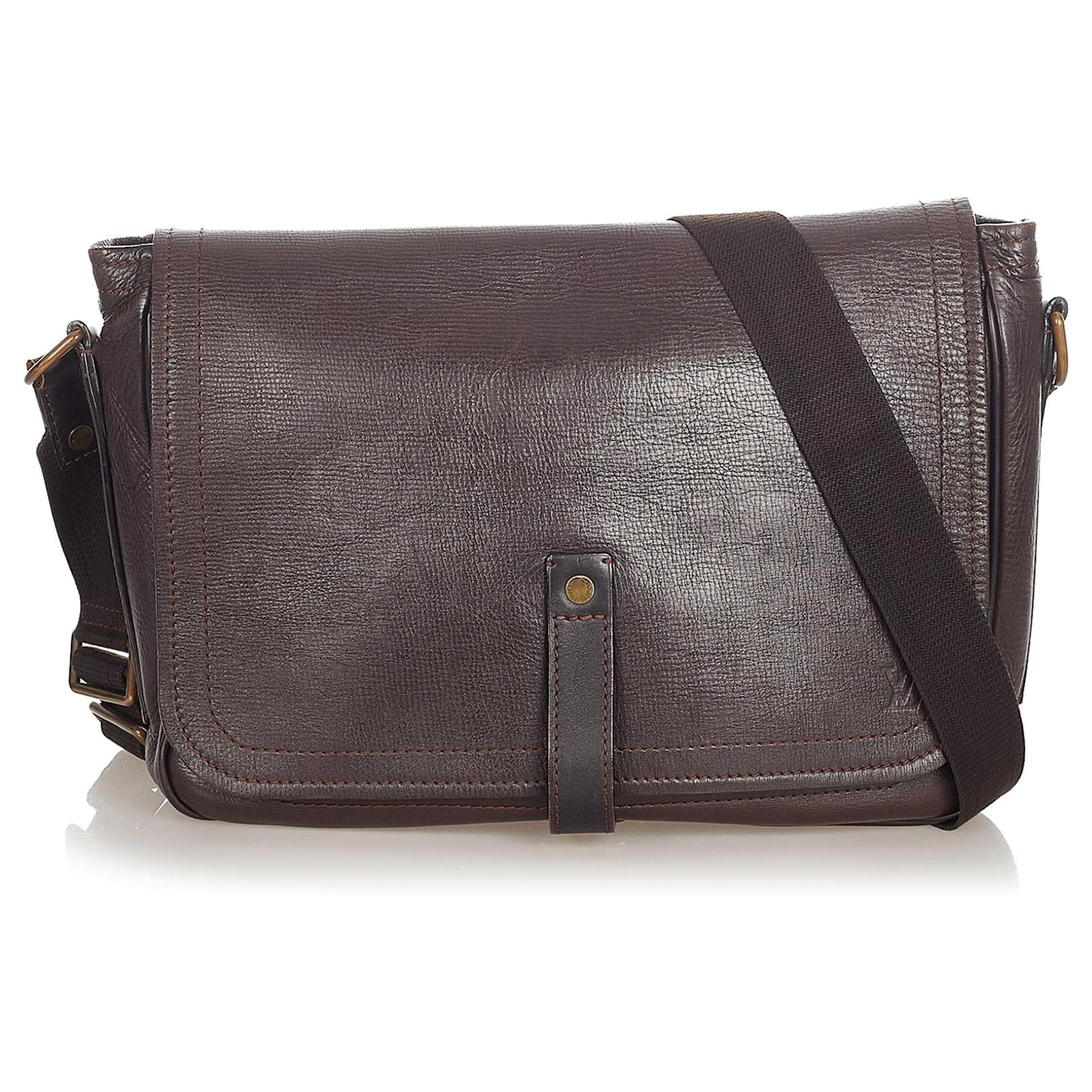 Pony-style calfskin crossbody bag Louis Vuitton Brown in Pony