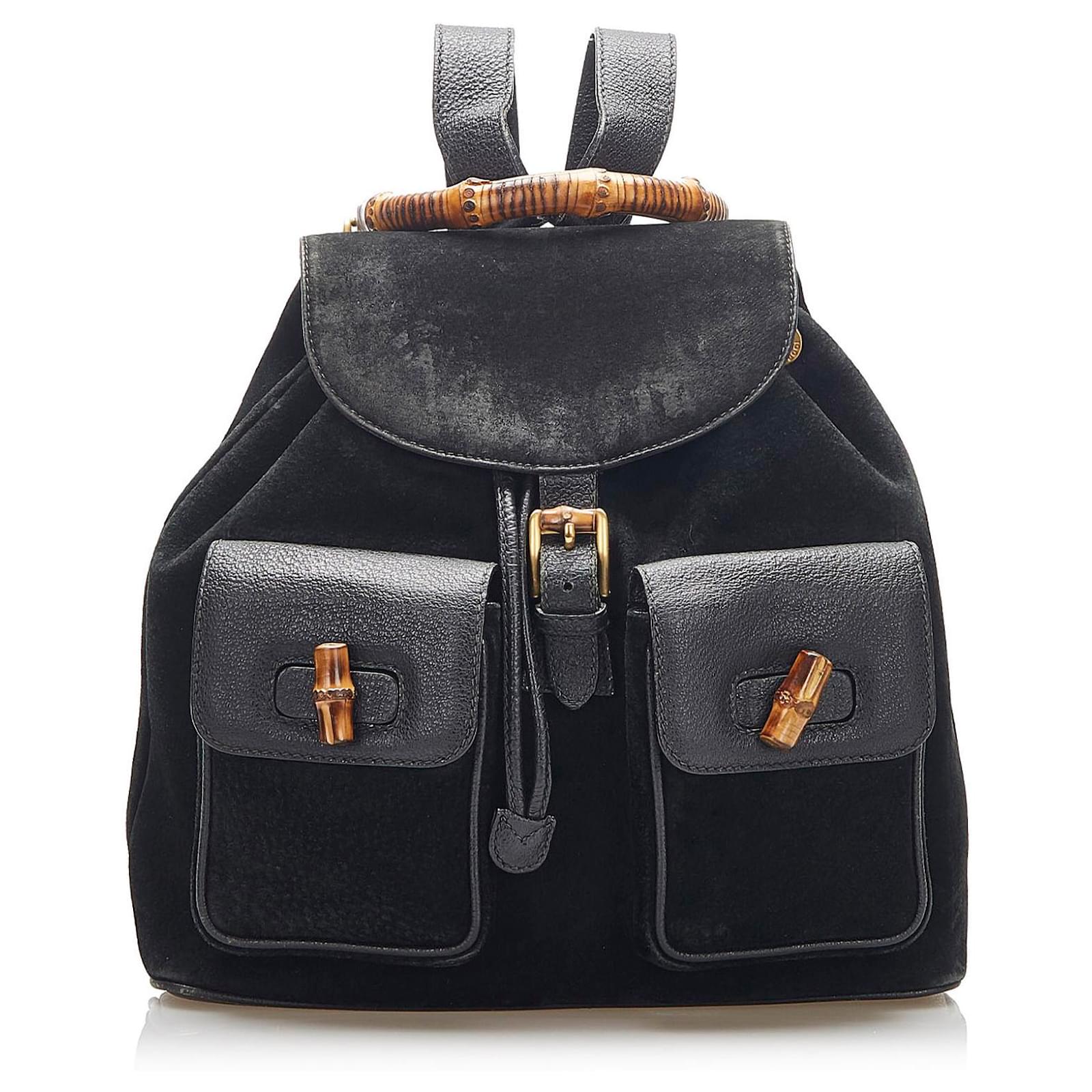 gucci black backpack