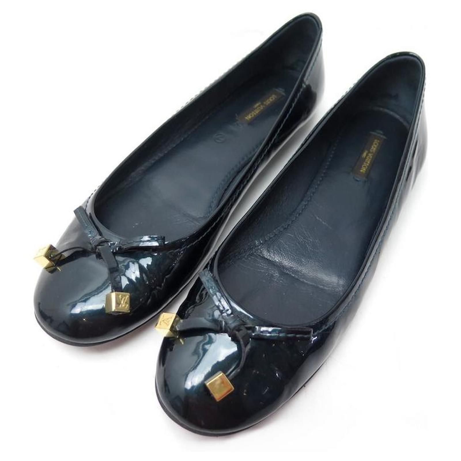 Louis Vuitton, Shoes, Louis Vuitton Patent Leather Ballet Flats Full Set