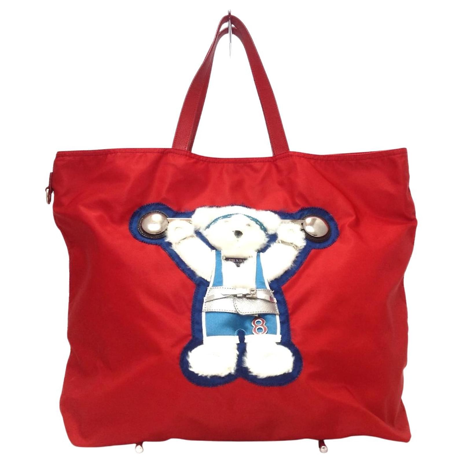 Prada bear clearance bag