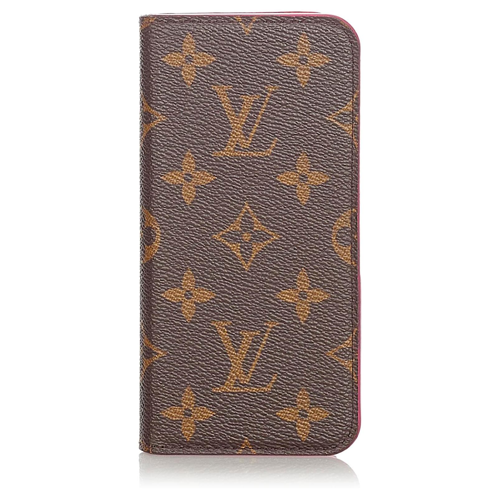 Louis Vuitton Brown Monogram iPhone X Case Cloth ref.345049 - Joli Closet