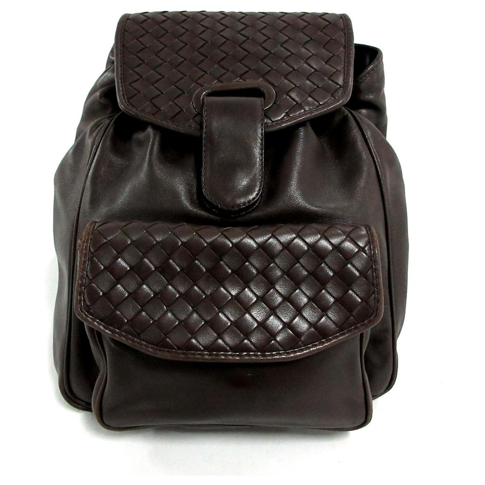 Bottega Veneta Backpack Brown Leather ref.345401 - Joli Closet