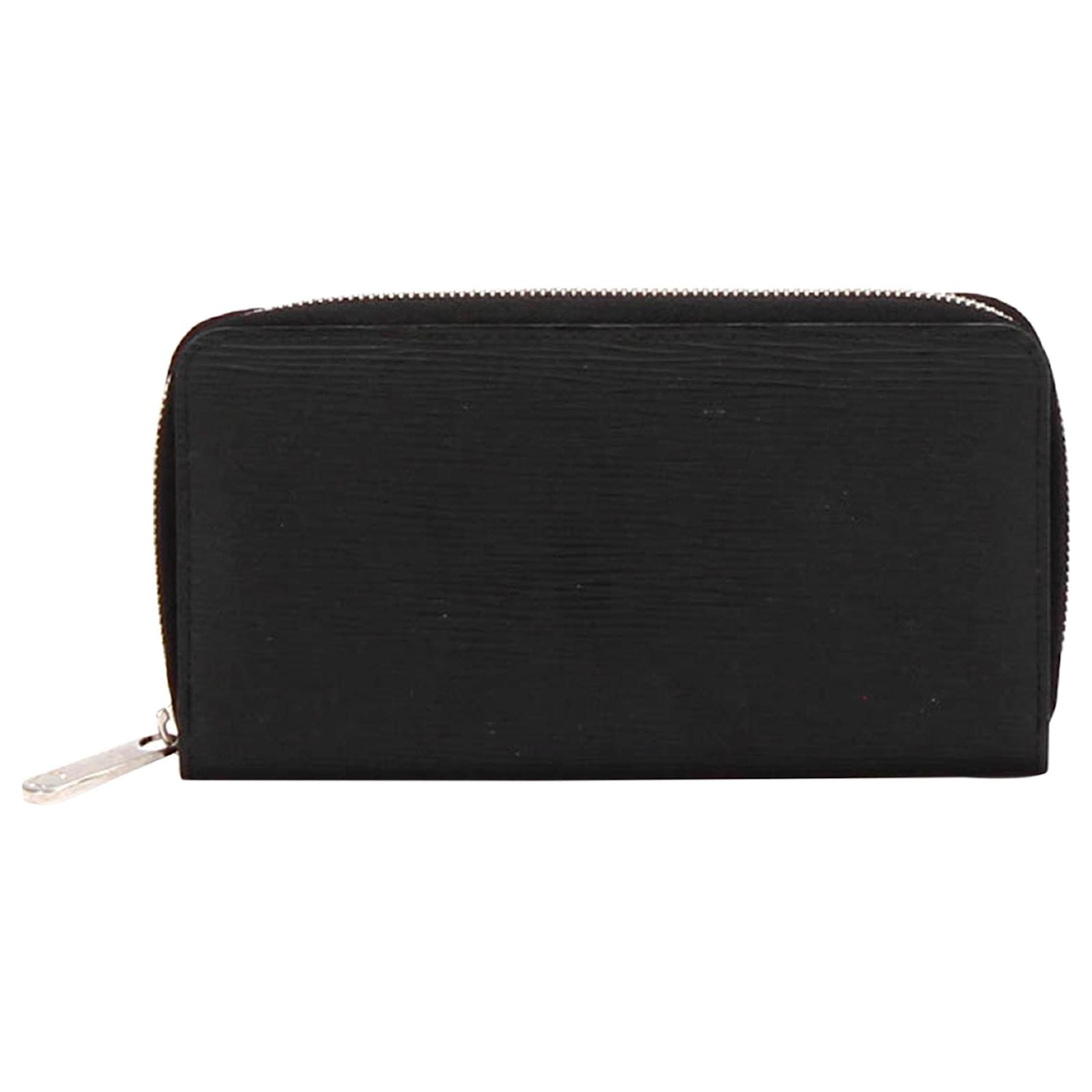Louis Vuitton Black Epi Zippy Long Wallet Leather ref.345995 - Joli Closet