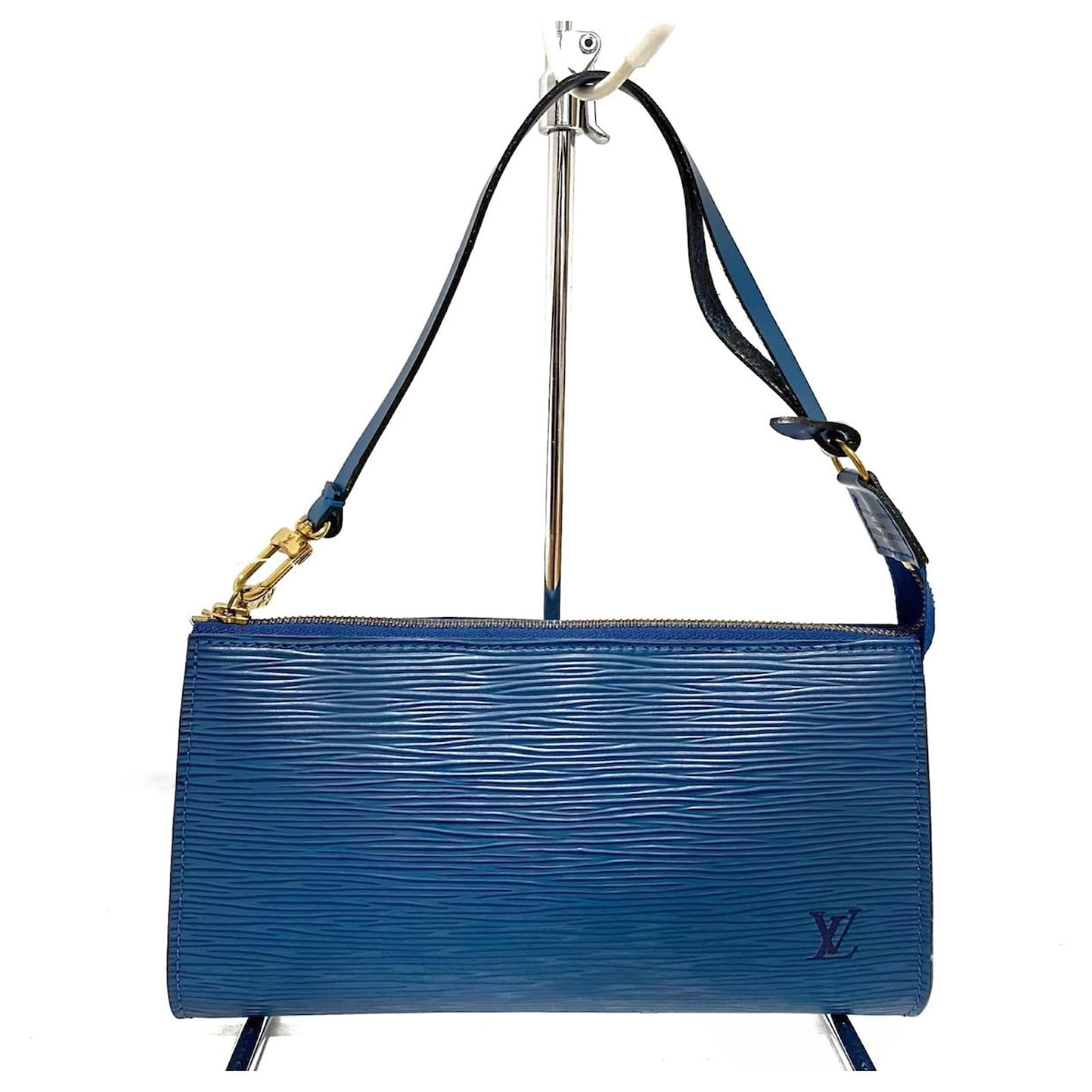 Louis Vuitton Pochette Blue Clutch Bags & Handbags for Women for
