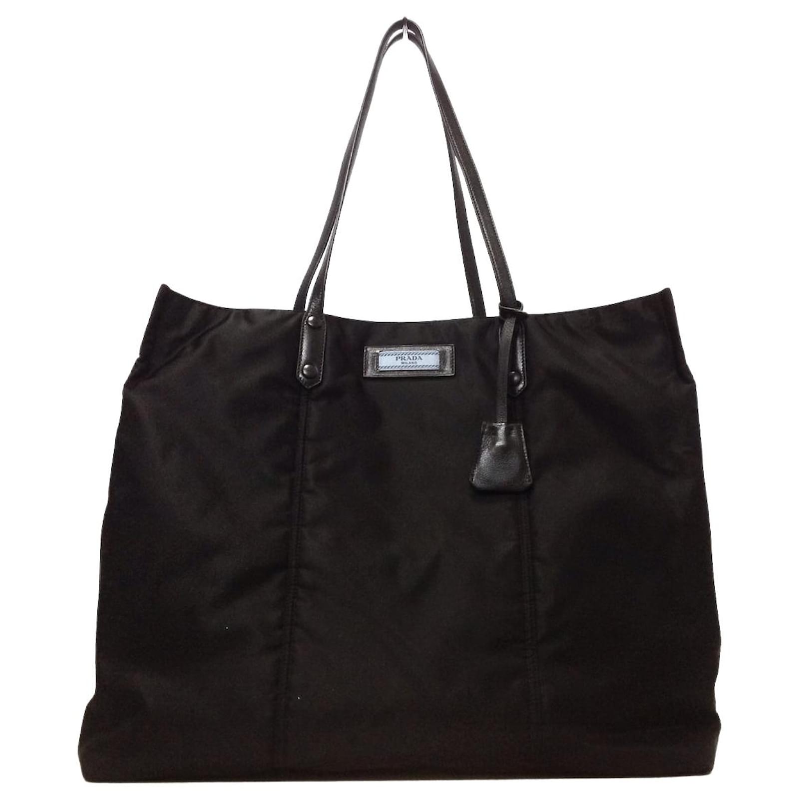 Prada Etiquette Black Synthetic ref.347104 - Joli Closet