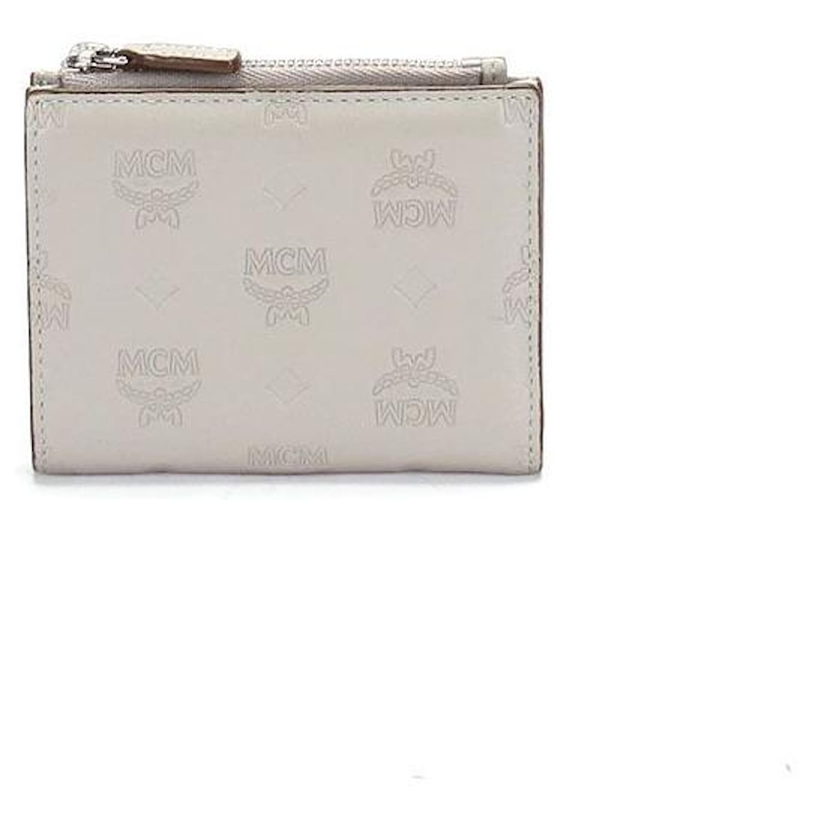 mcm grey wallet