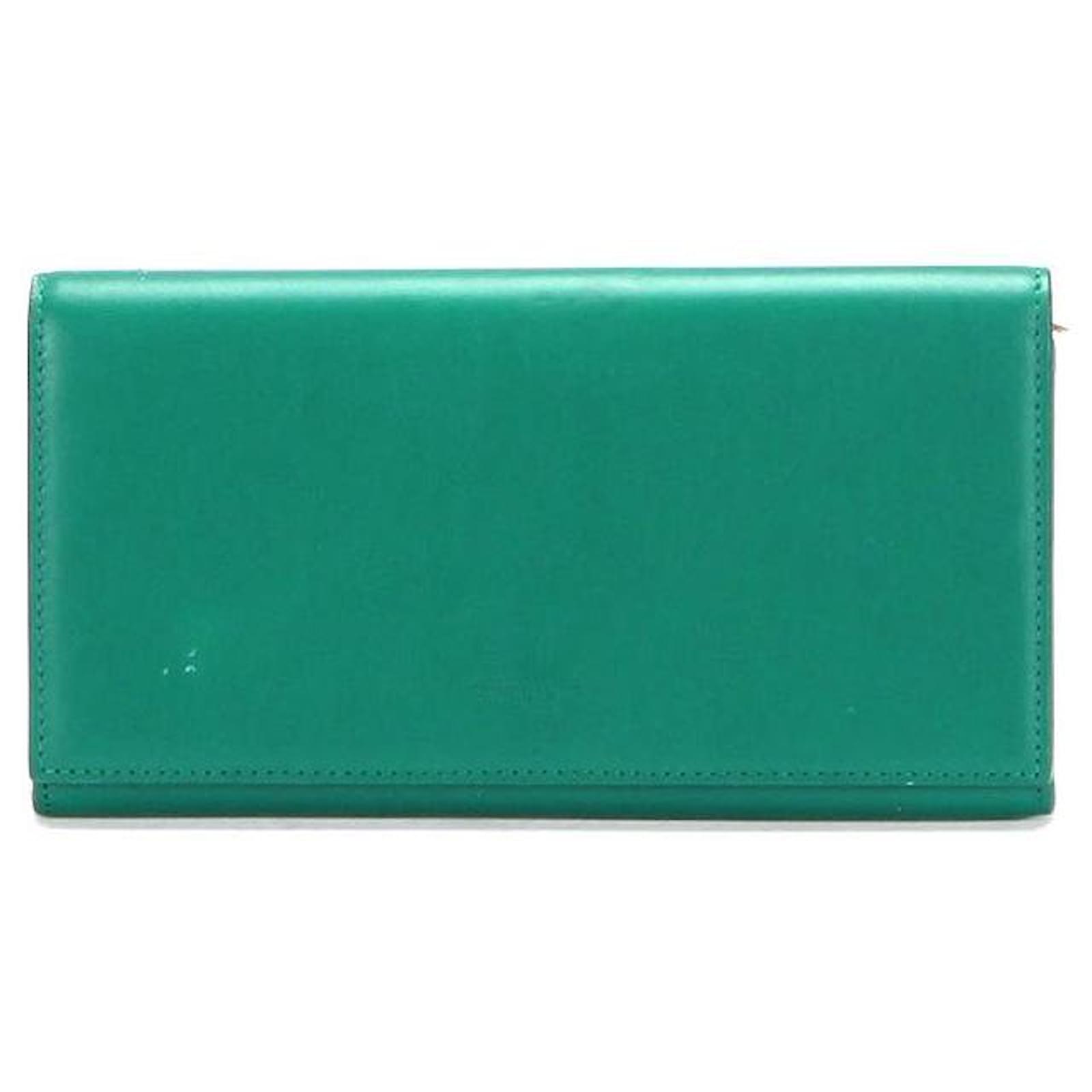 YSL Yves Saint Laurent Green Wallets for Women