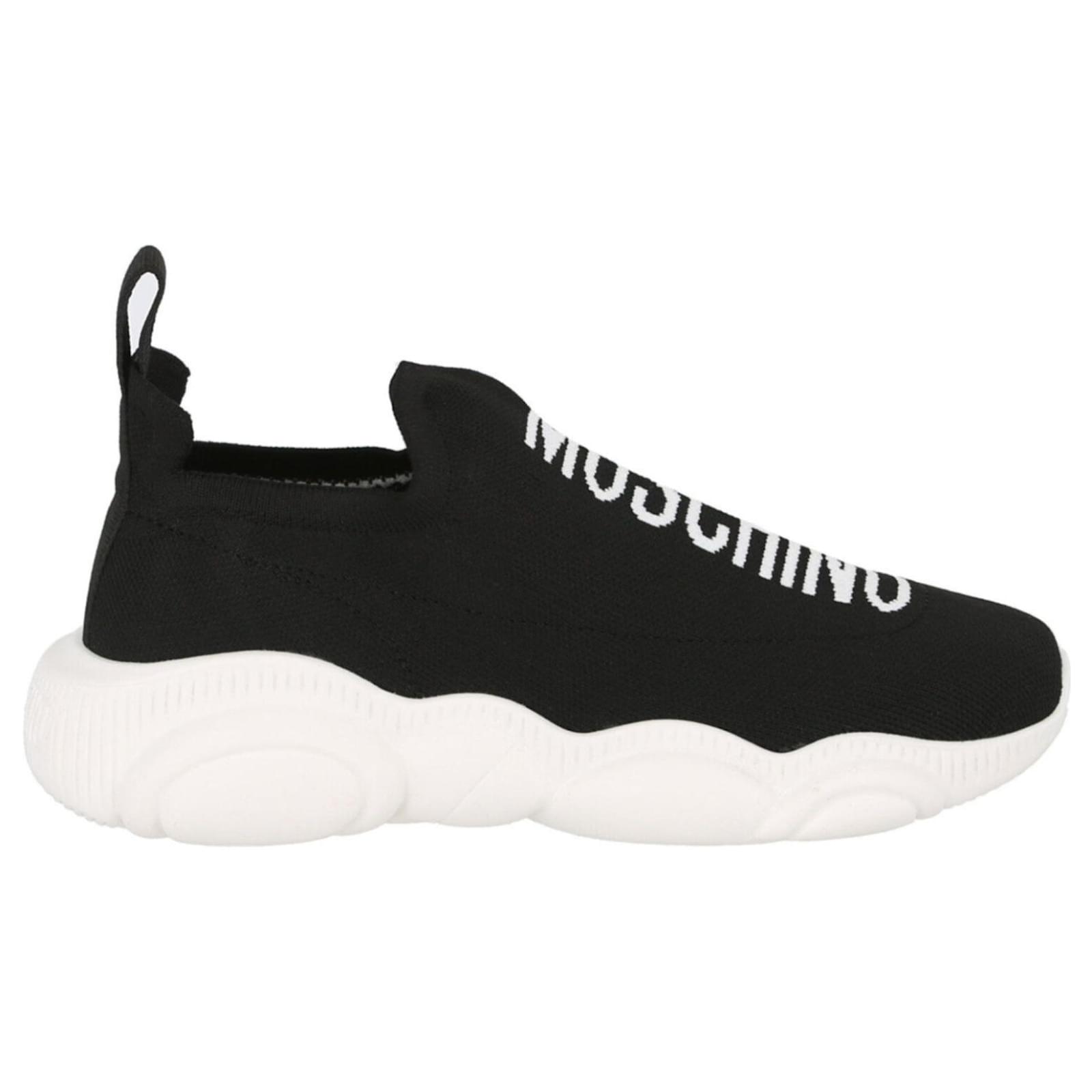 womens moschino teddy trainers