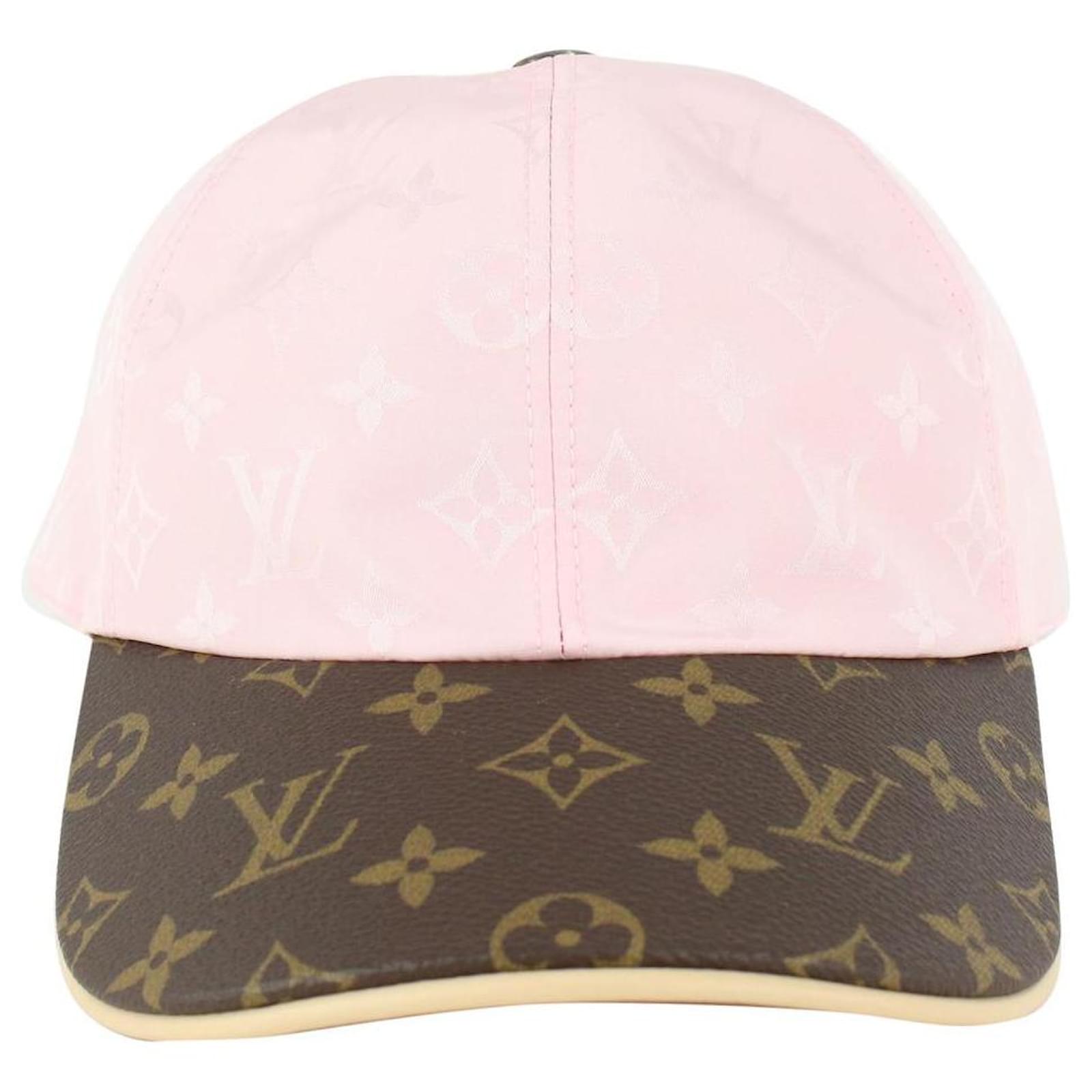 Louis Vuitton Heart Patch Emblazoned Pink Monogram Bucket Hat - Praise To  Heaven
