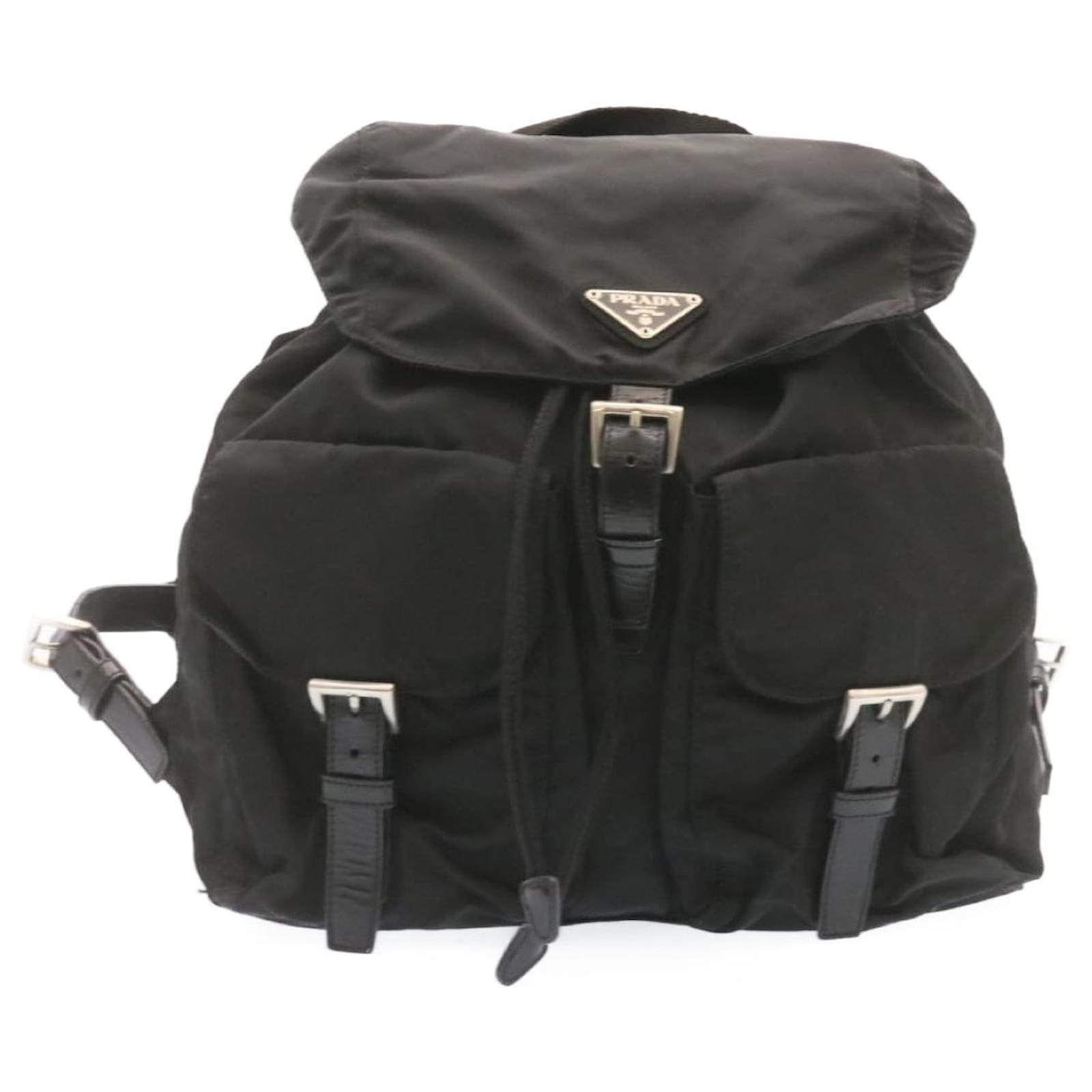 Prada Bag Vintage Prada Backpack Black Nylon 