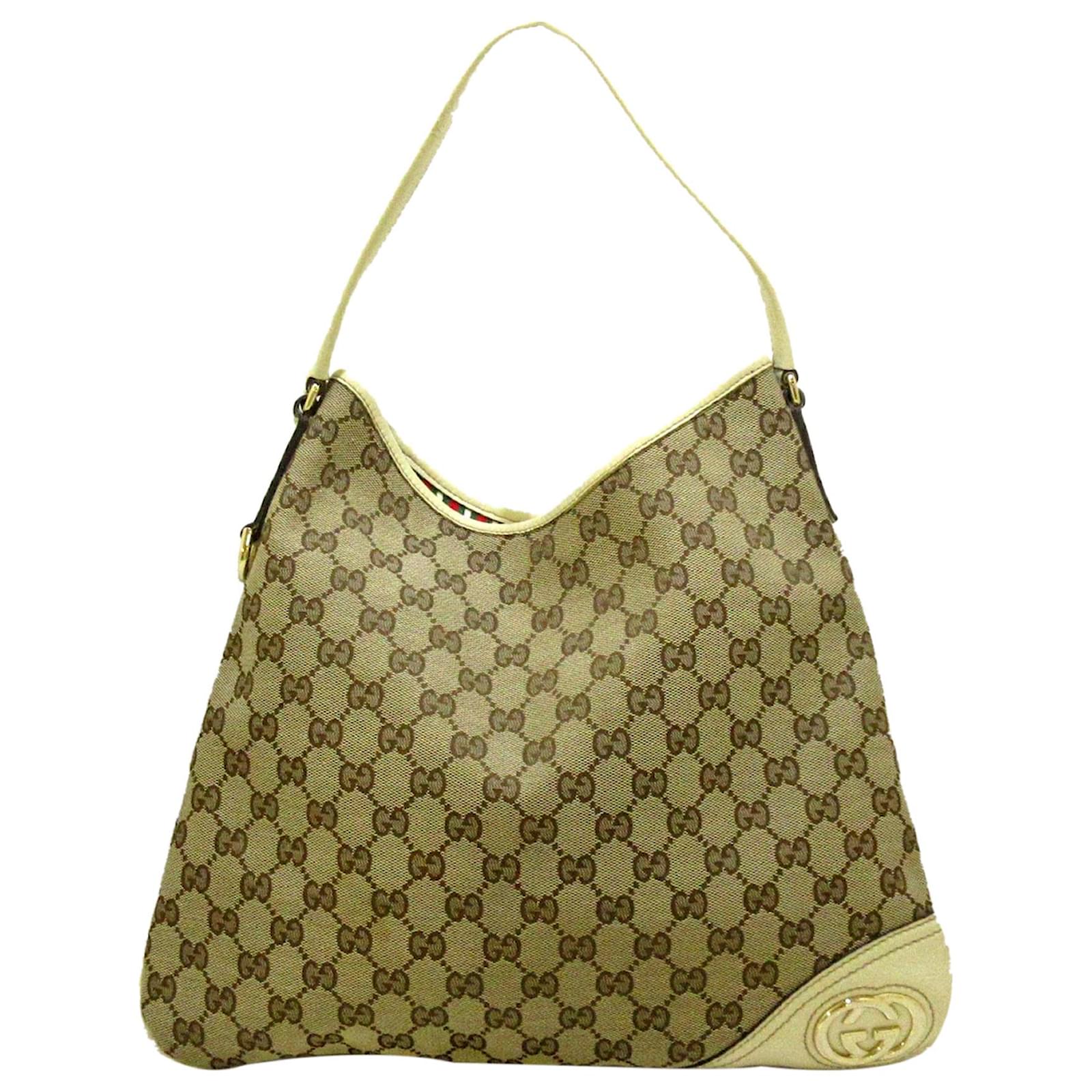 Gucci Nw Britt Hobo GG Canvas Medium Shoulder Hobo Handbag Vintage