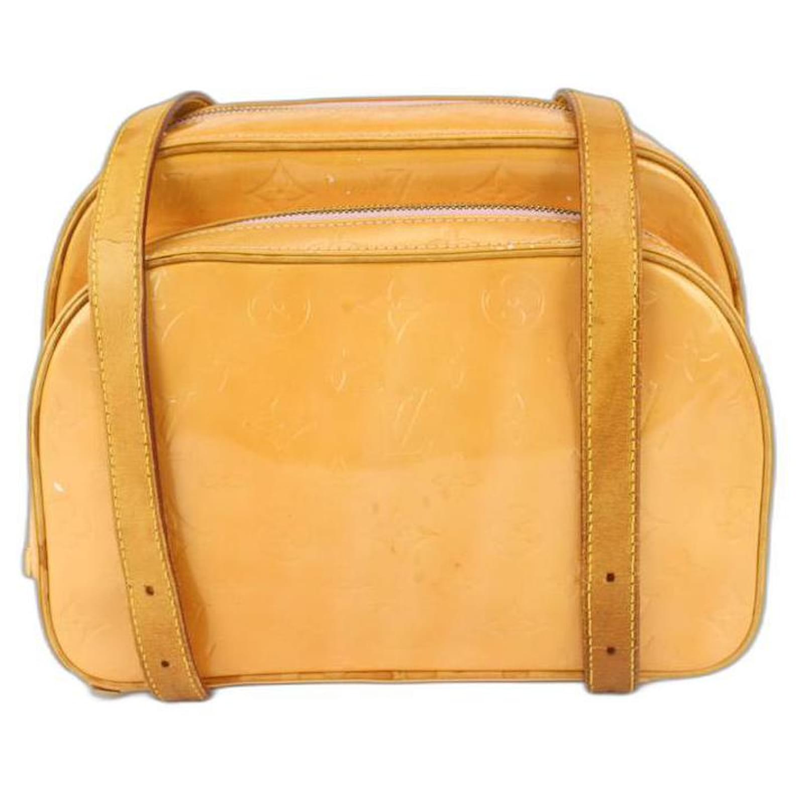 Louis Vuitton Vernis Murray Yellow Backpack