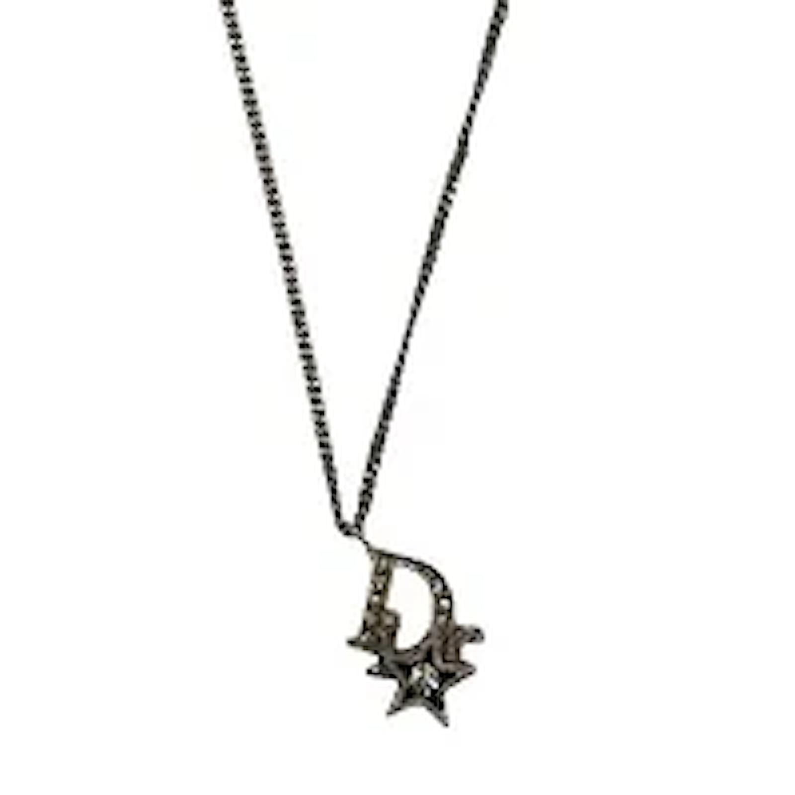 dior necklace with star