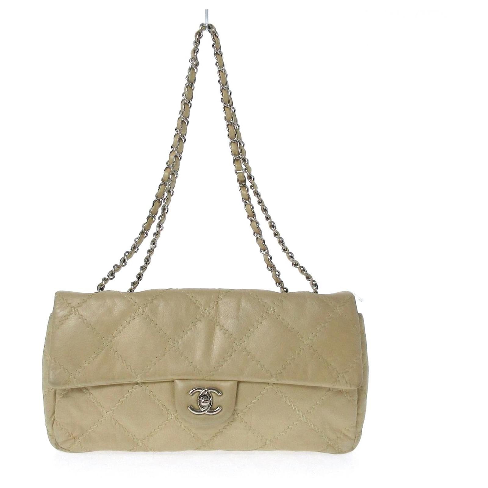 Chanel Ultra Stitch Beige Leather ref.349169 - Joli Closet