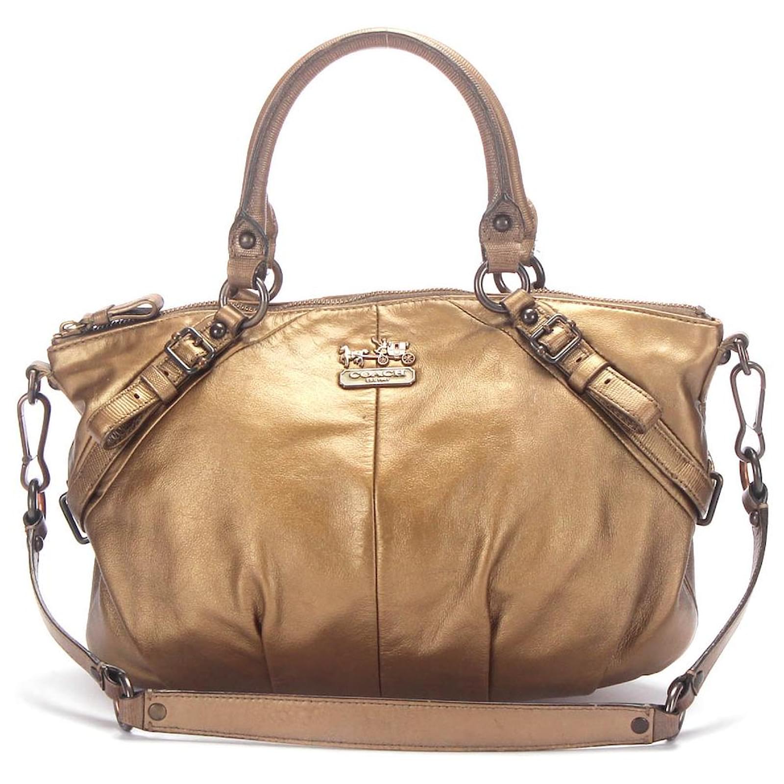 Golden buy Coach bag