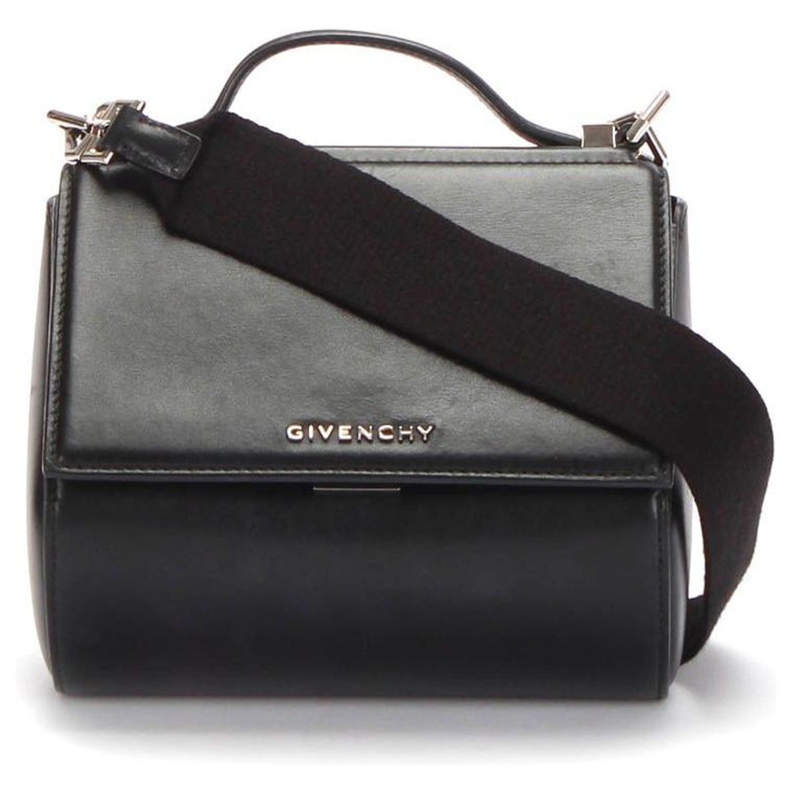 Givenchy Pandora box 2Way Shoulder Bag in Black Leather ref 