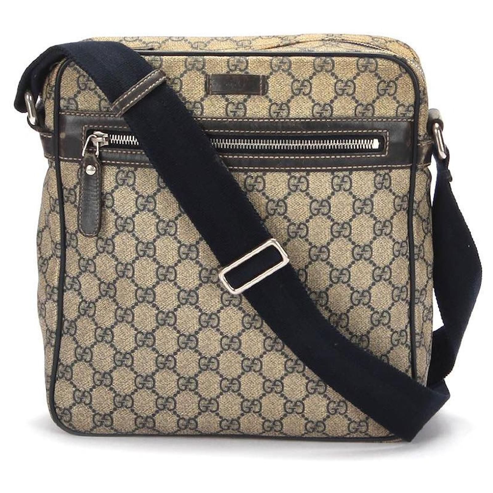 Gucci Gg Sprim Shoulder Bag 201448 in Brown Cloth ref.349486 - Joli Closet