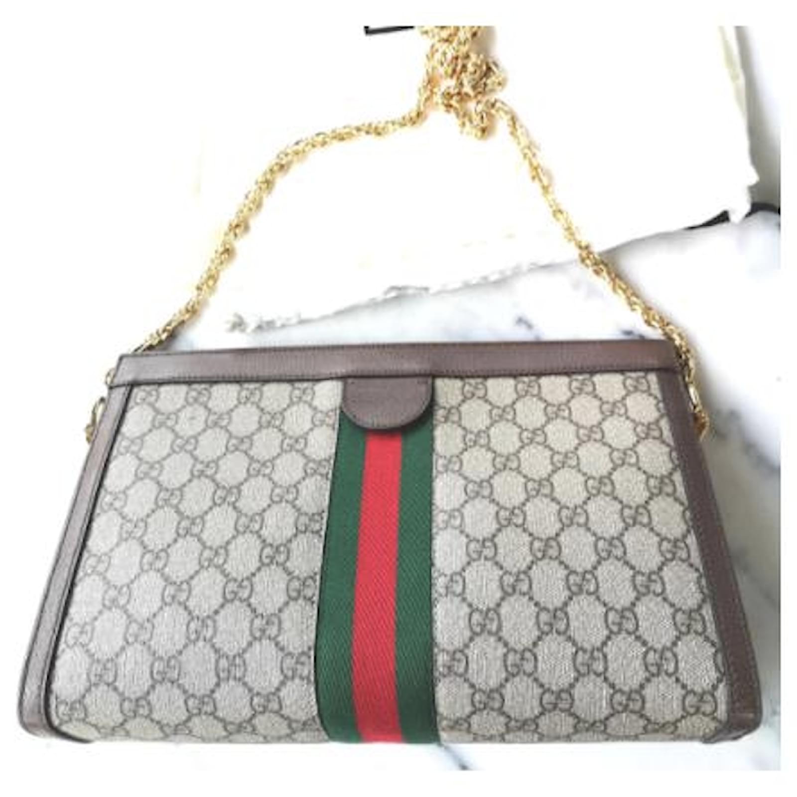 Gucci Brown GG Supreme Ophidia Crossbody Bag Multiple colors