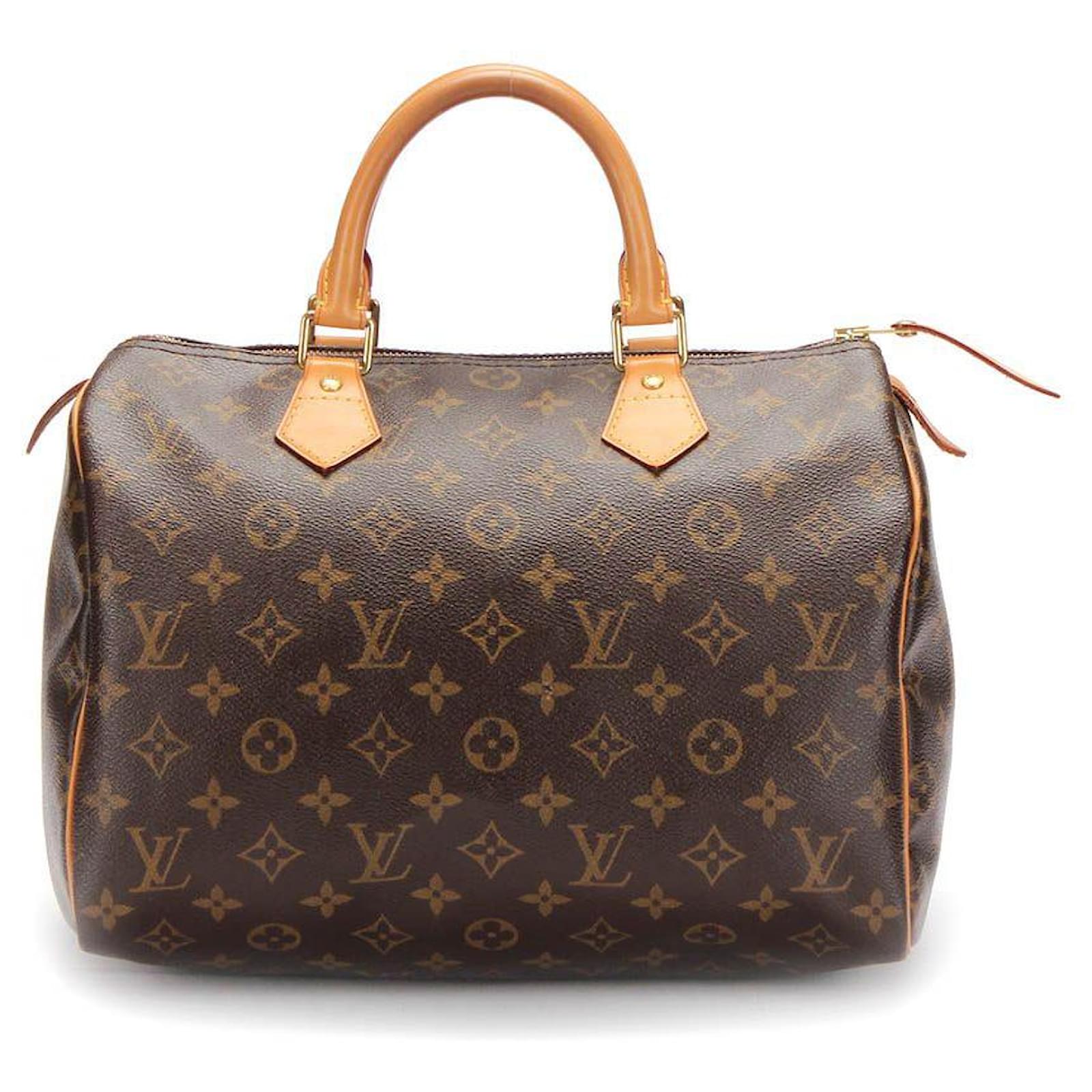 Louis Vuitton Women's Fabric Handbag - Brown - One Size